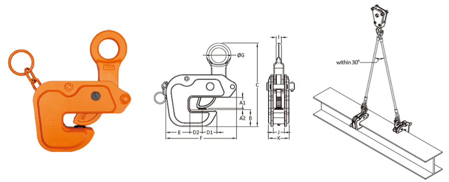 Horizontal Clamp  Mag switch - Komarine