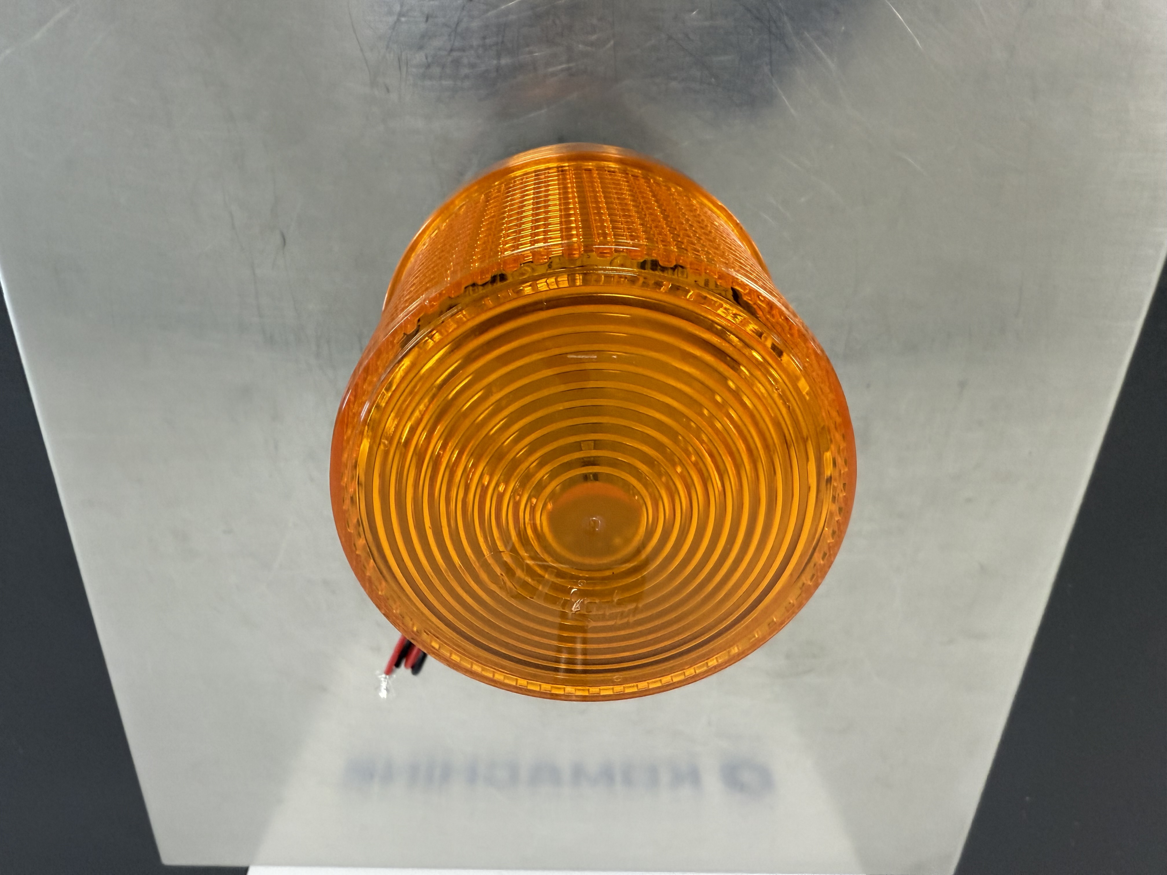 S100L-YELLOW-DC24V / LED Steady/Flashing Signal Light / QLIGHT