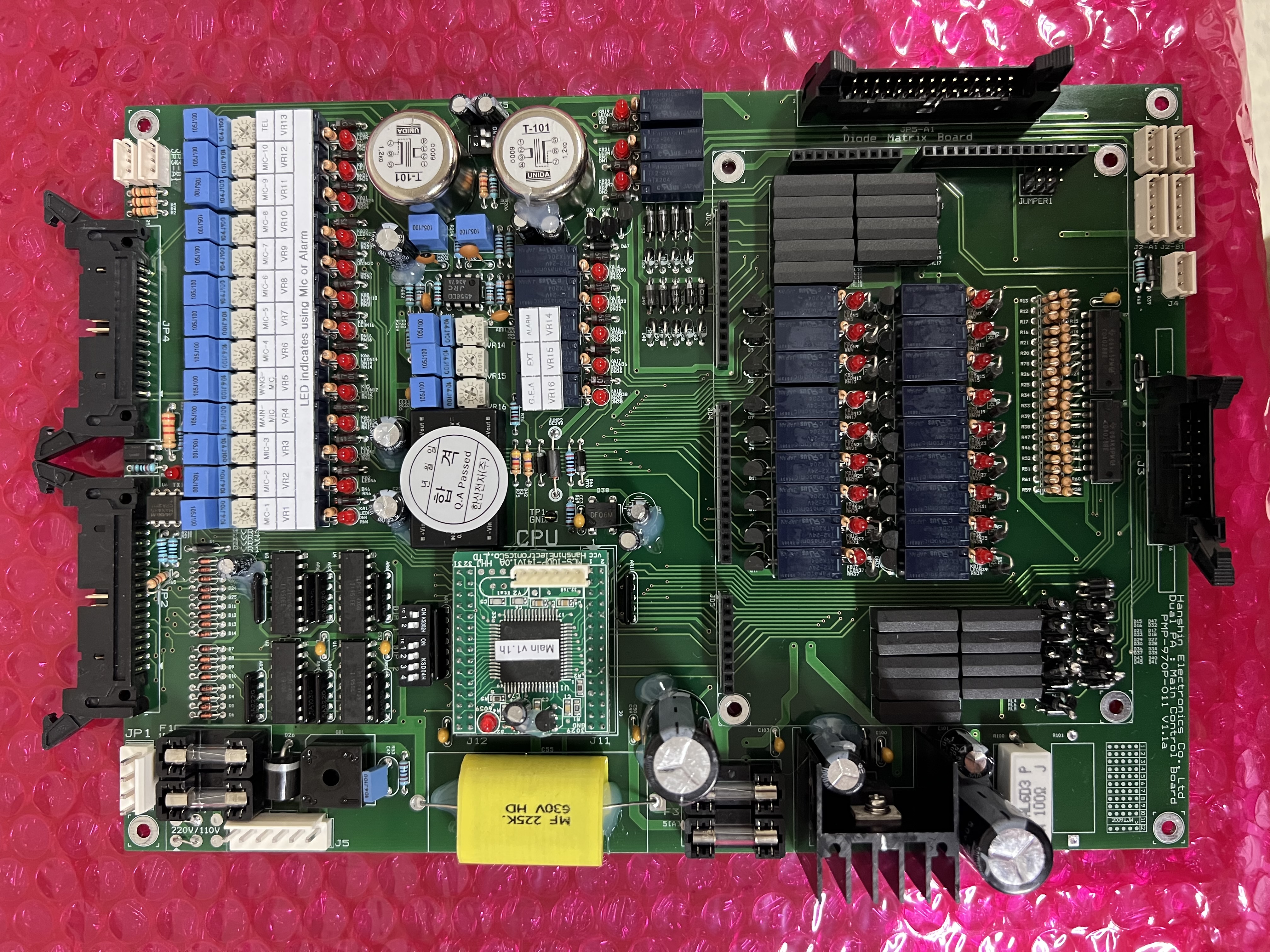 PMP-970P-011 / HPA-9700 Main Control Board / HANSHIN ELECTRONICS