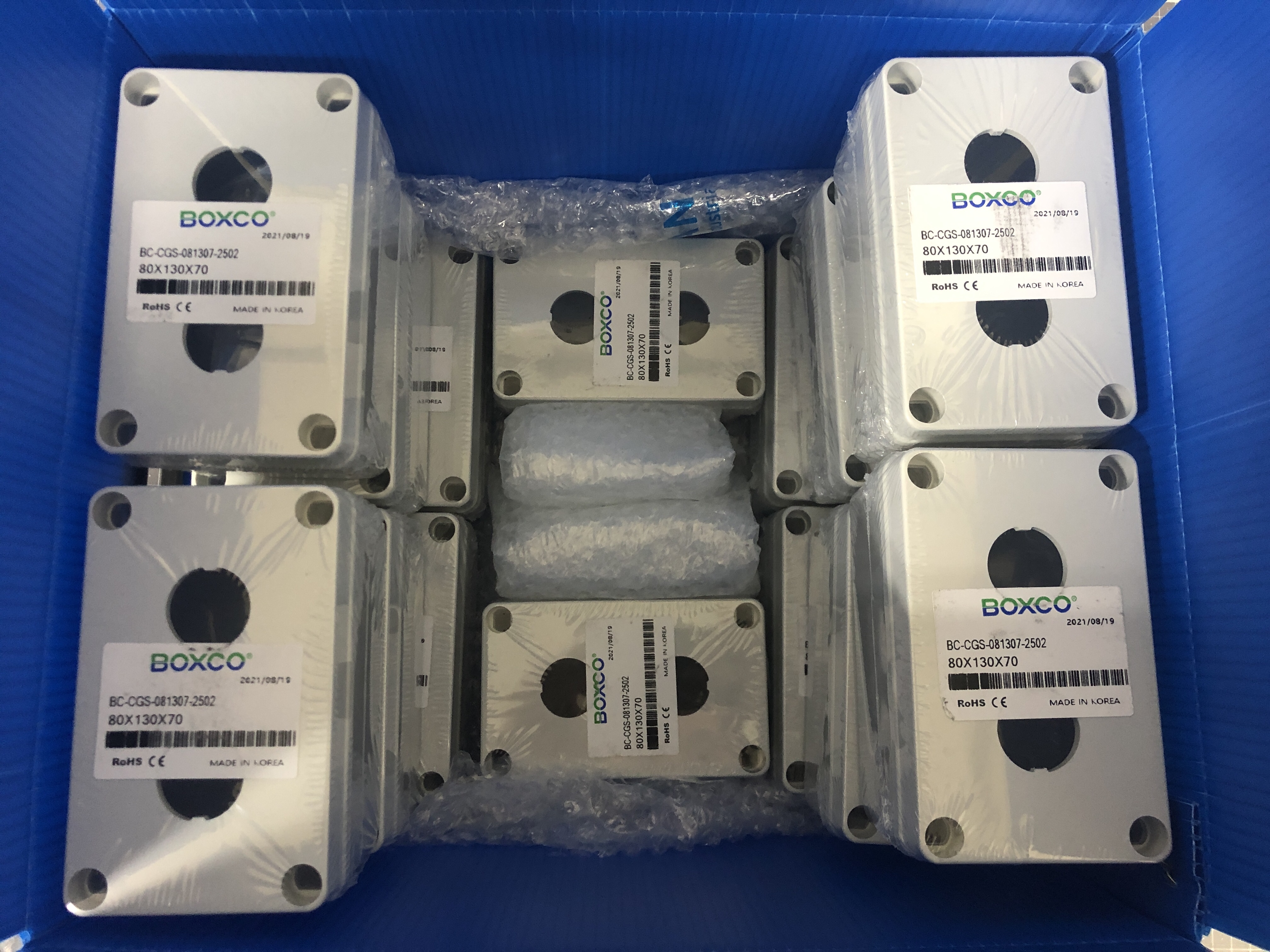 BC-CGS-081307-2502 / Push Button Box / BOXCO