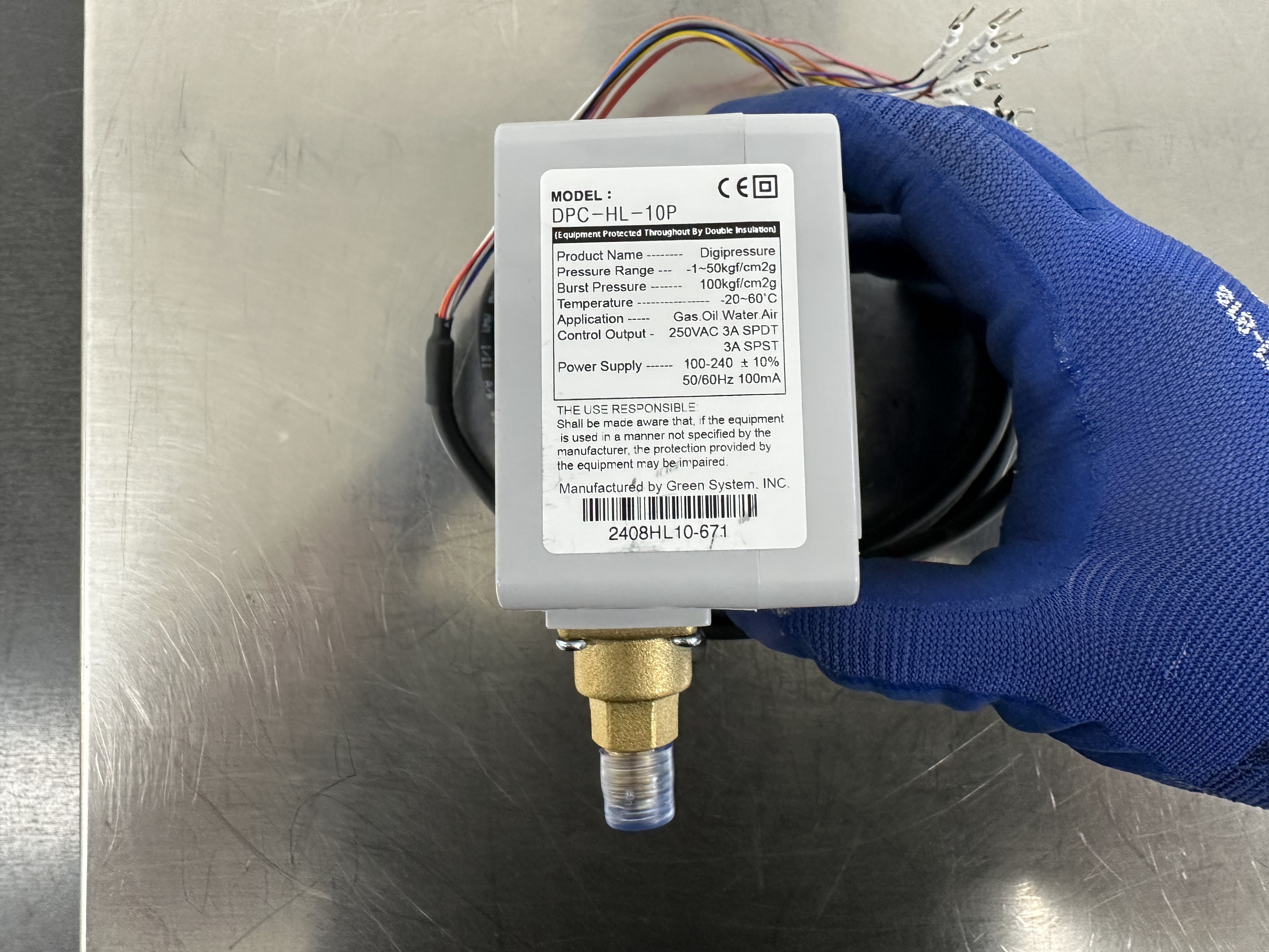 DPC-HL-10P [DS-DG] / Digital Pressure Switch / DIGIPRESSURE