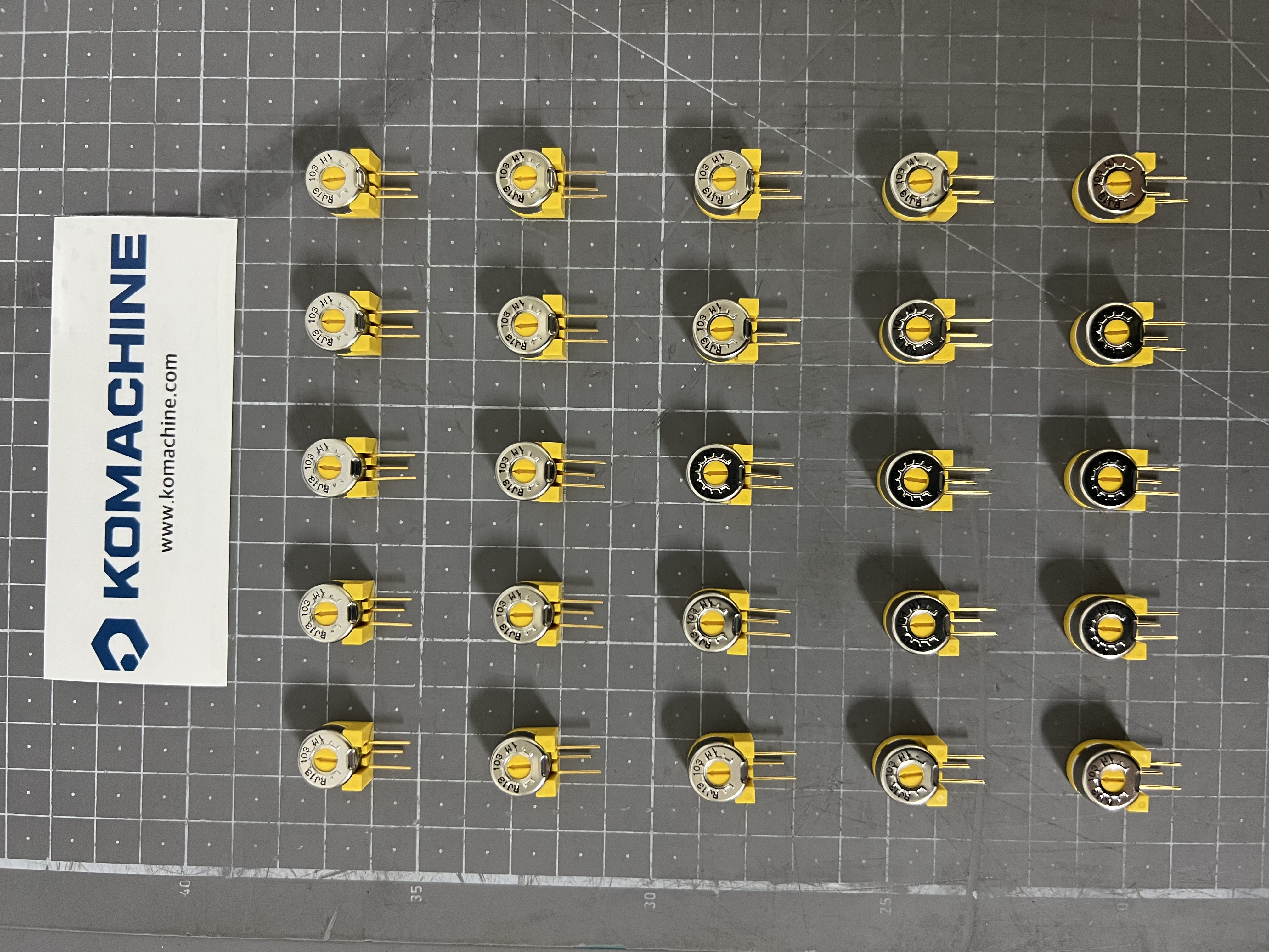 RJ-13S 10K ohm / Single Turn Cermet Trimmers / NIDEC (SHIMPO)