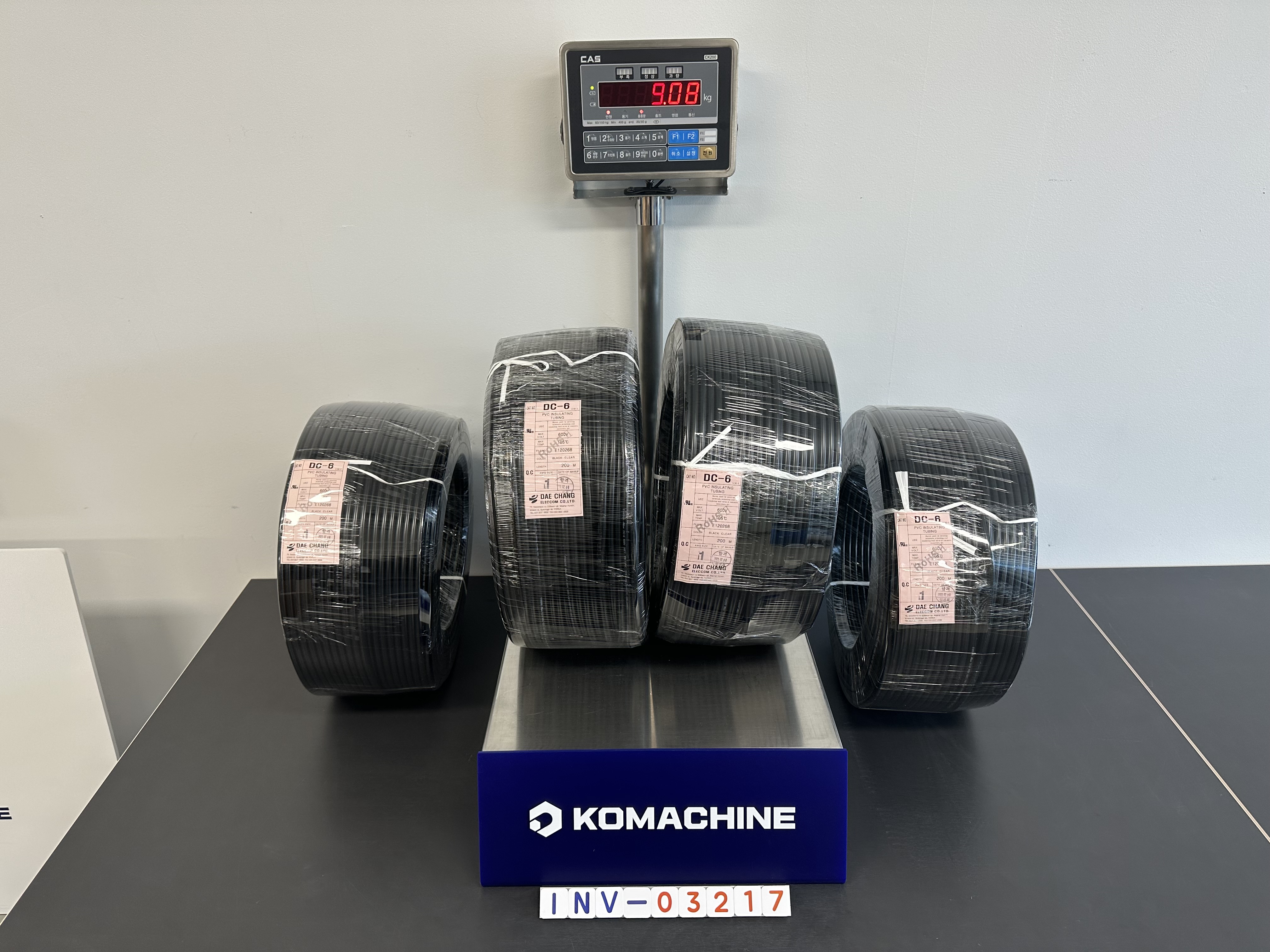 300V AWG 04 RED / Tube PVC Insul / DAECHANG ELECCOM