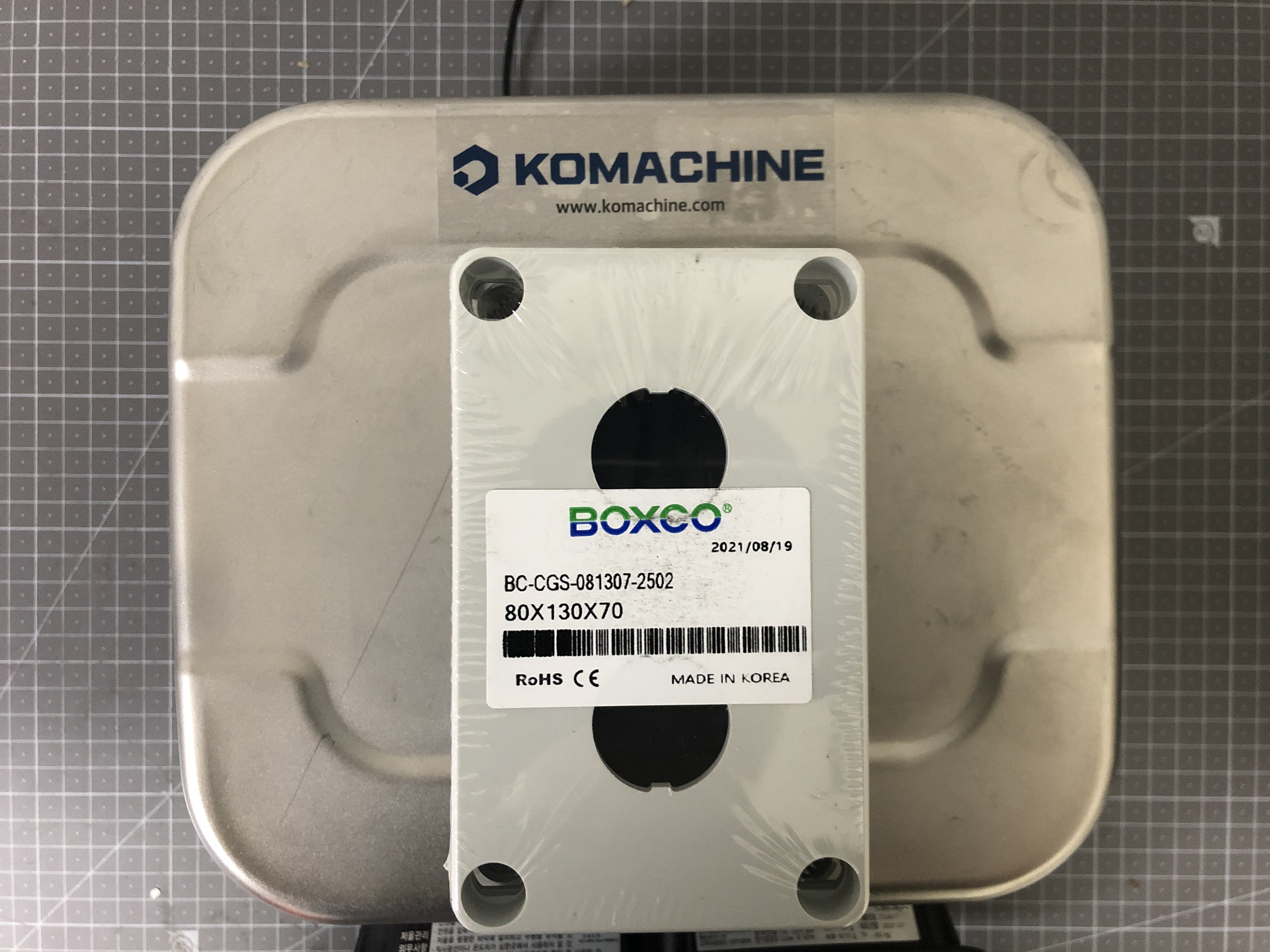 BC-CGS-081307-2502 / Push Button Box / BOXCO