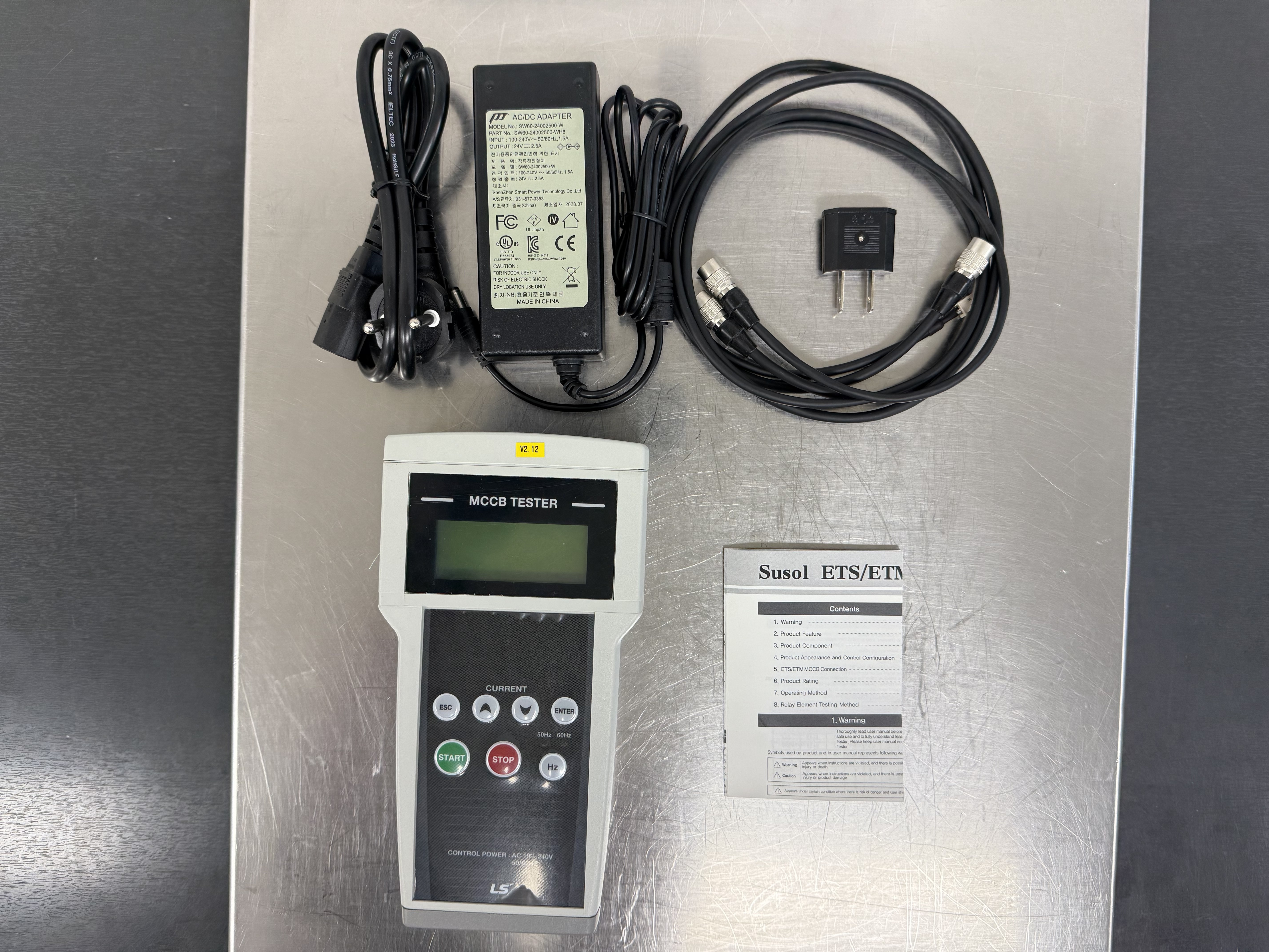 Process Flow Ets Tester SUSOL ETS/ETM TESTER / Current Tester / LS ELECTRIC