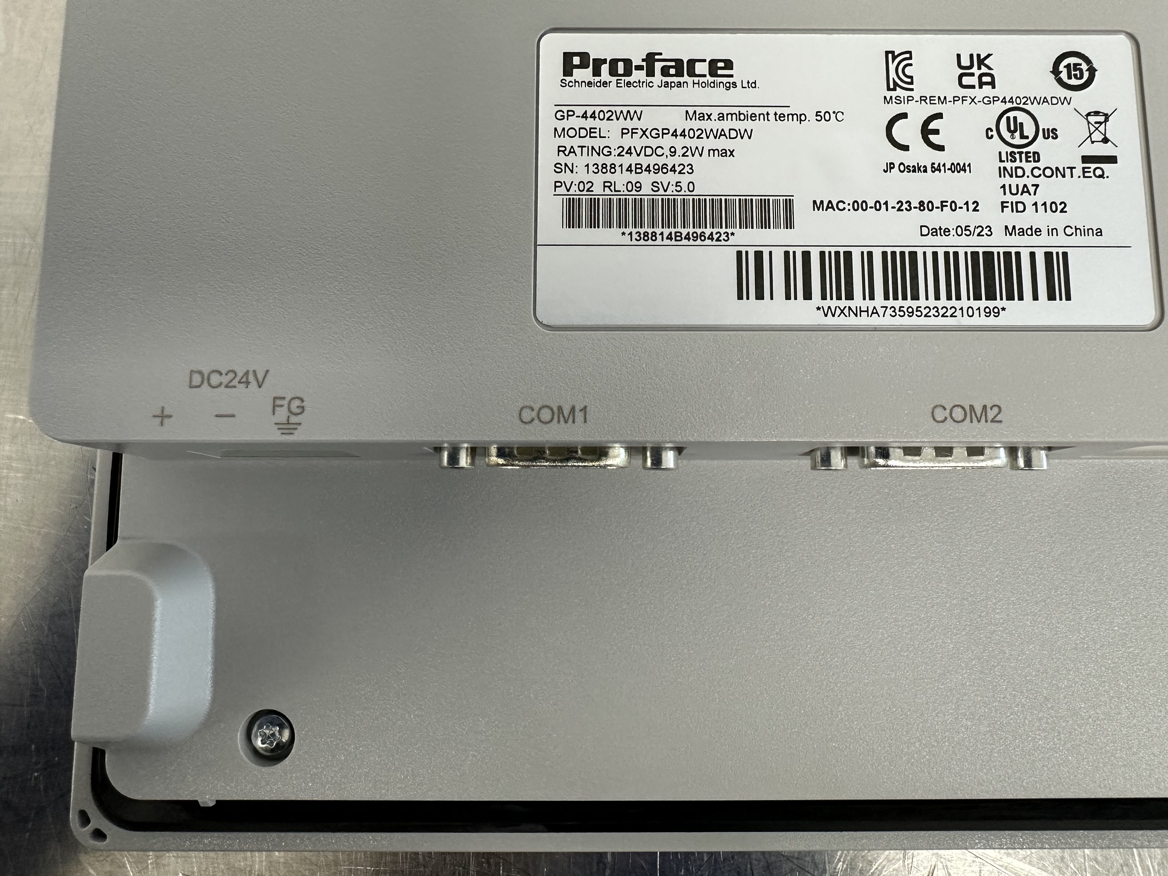 PFXGP4402WADW / Human Machine Interface-HMI / PRO-FACE (PROFACE)