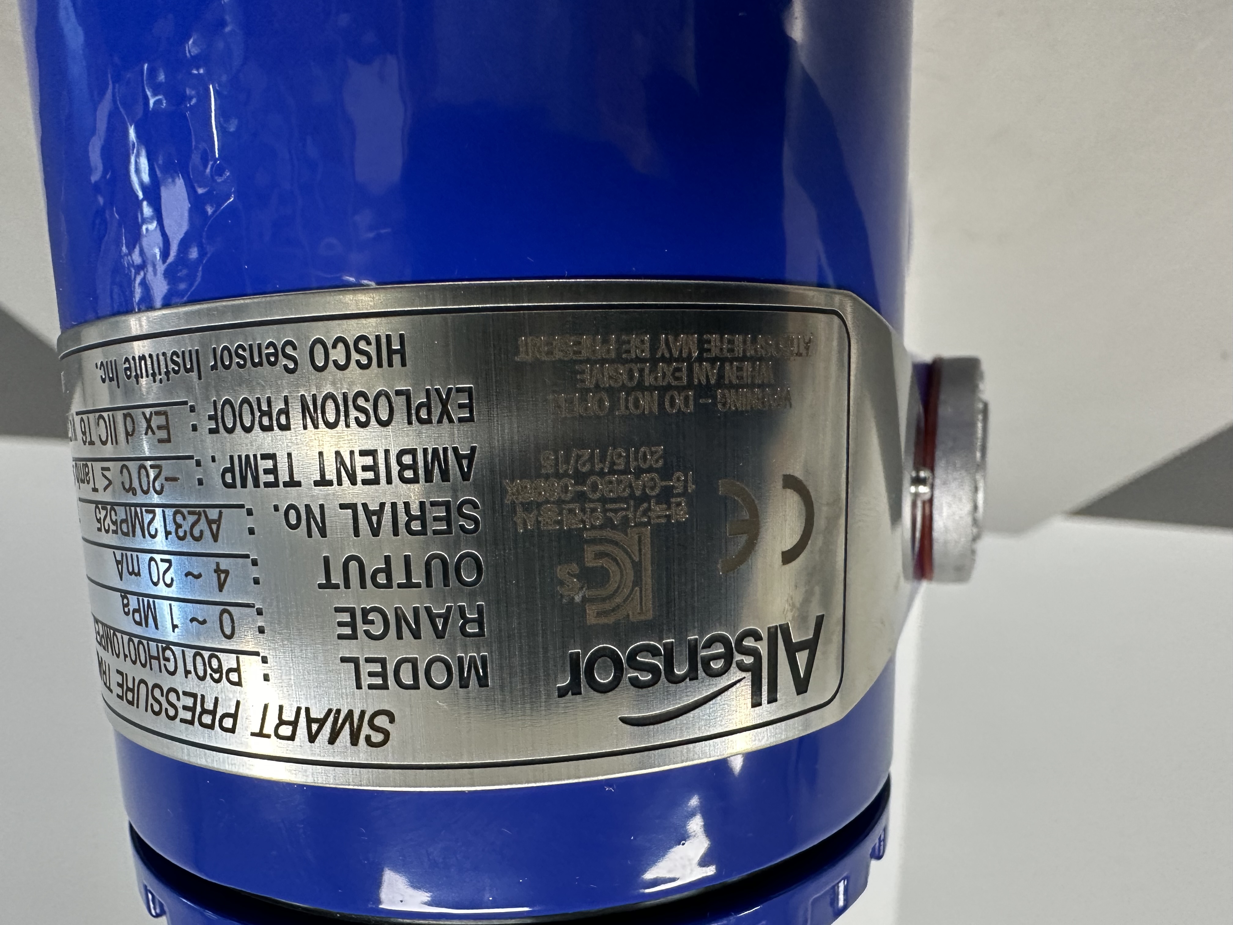 P601GH0010MPET / Pressure Transmitter / HISCO