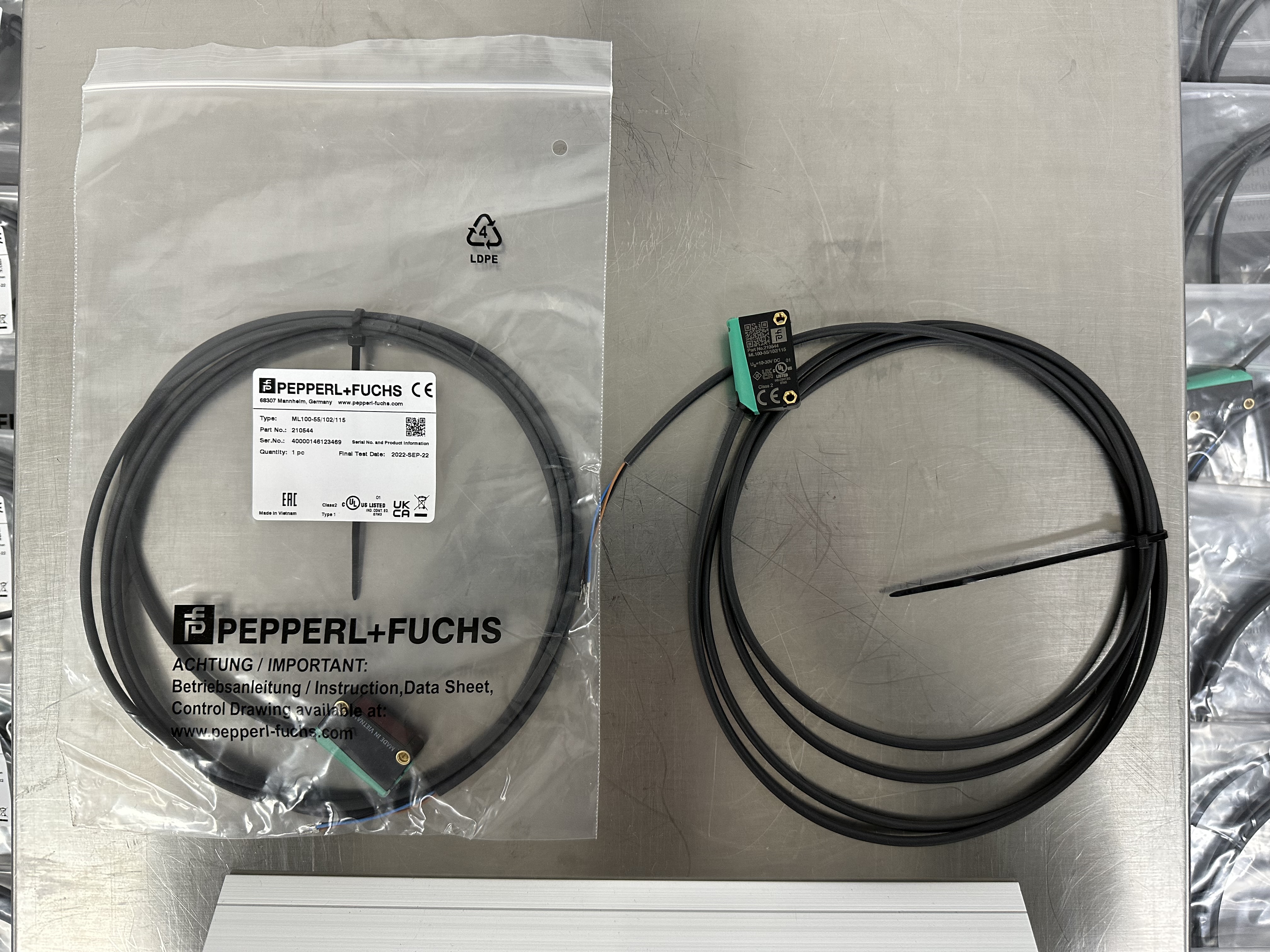 ML100-55/102/115 / Retroreflective Sensor / PEPPERL+FUCHS (P+F)