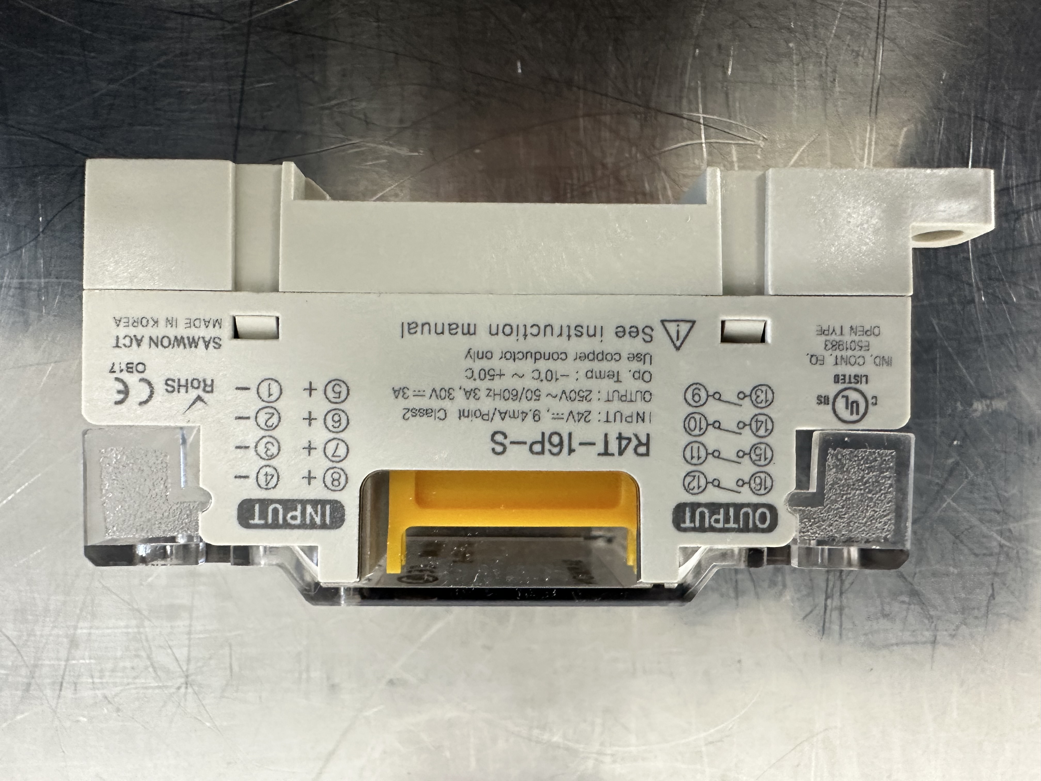 R4T-16P-S / Relay Terminal / SAMWON ACT (IOLINK)