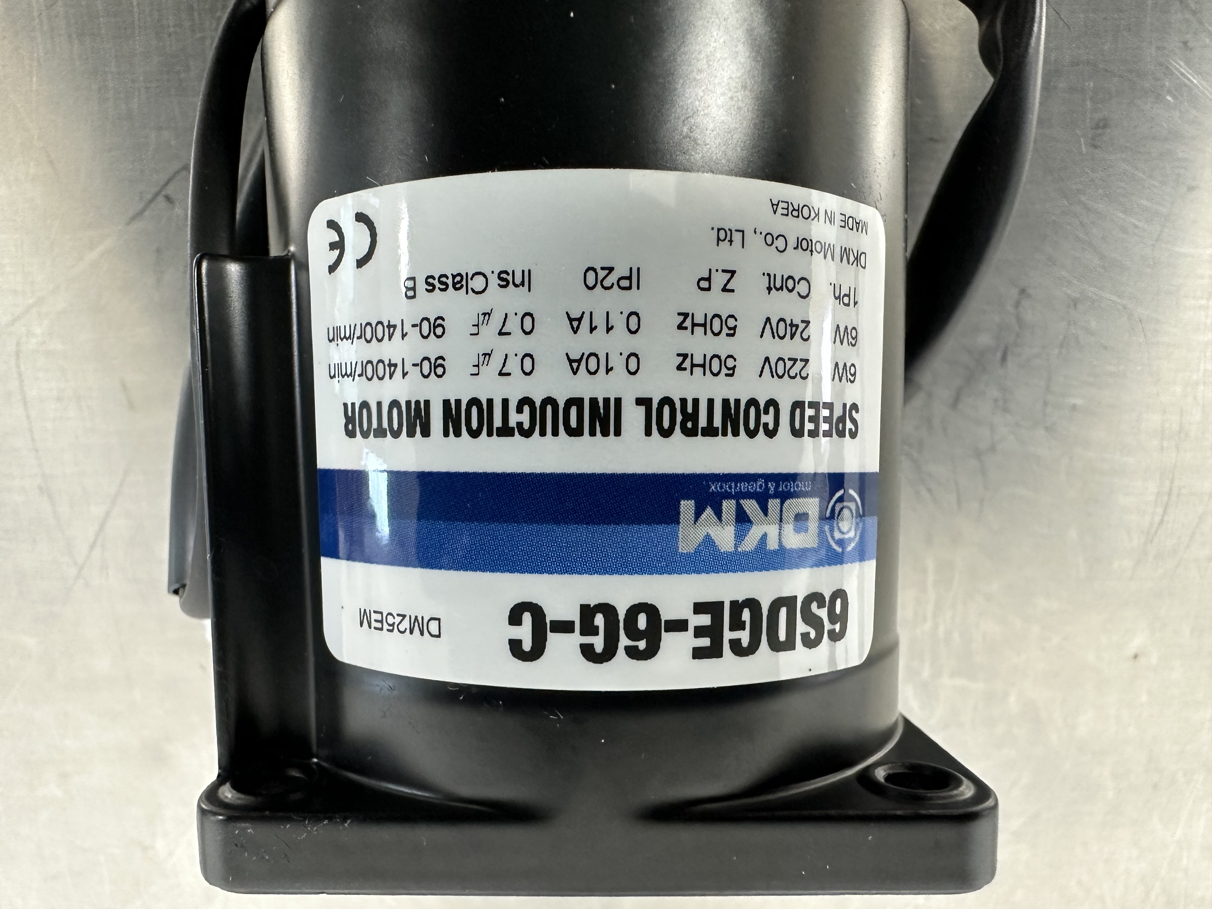 6SDGE-6G-C / Speed Control Induction Motor / DKM MOTOR