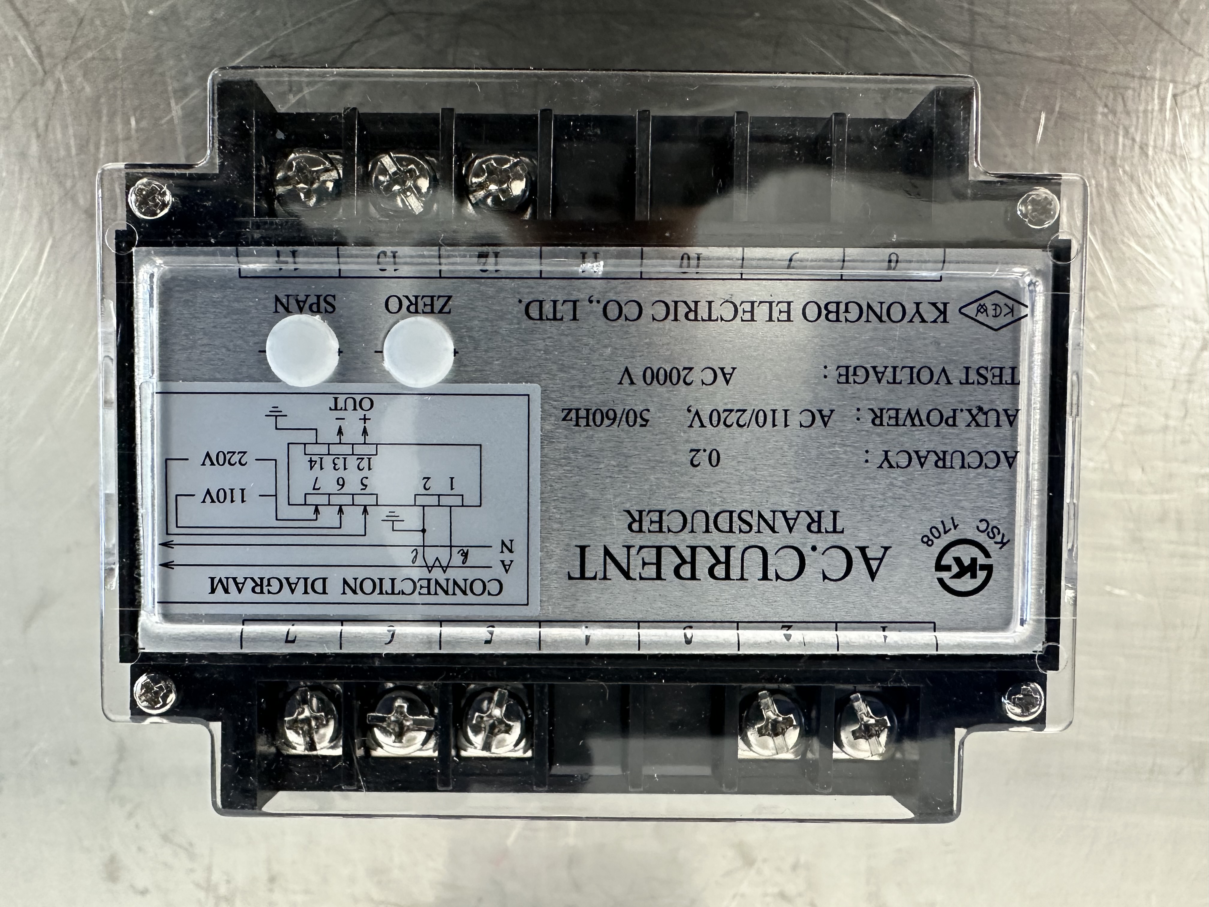 TA-1A2 / AC Current Transducer / KYONGBO ELECTRIC