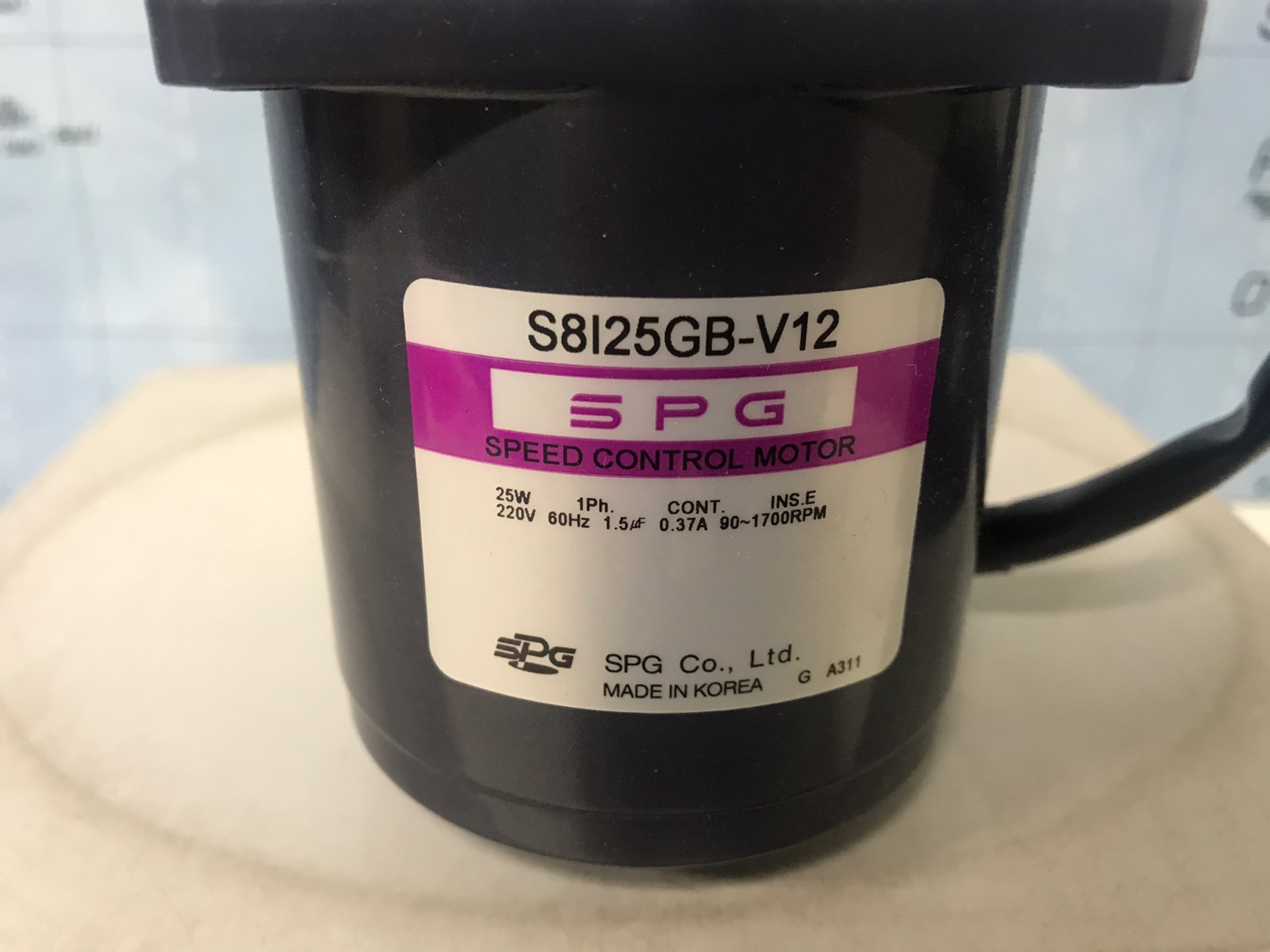 S8I25GB-V12 / Speed Control Motor / SPG
