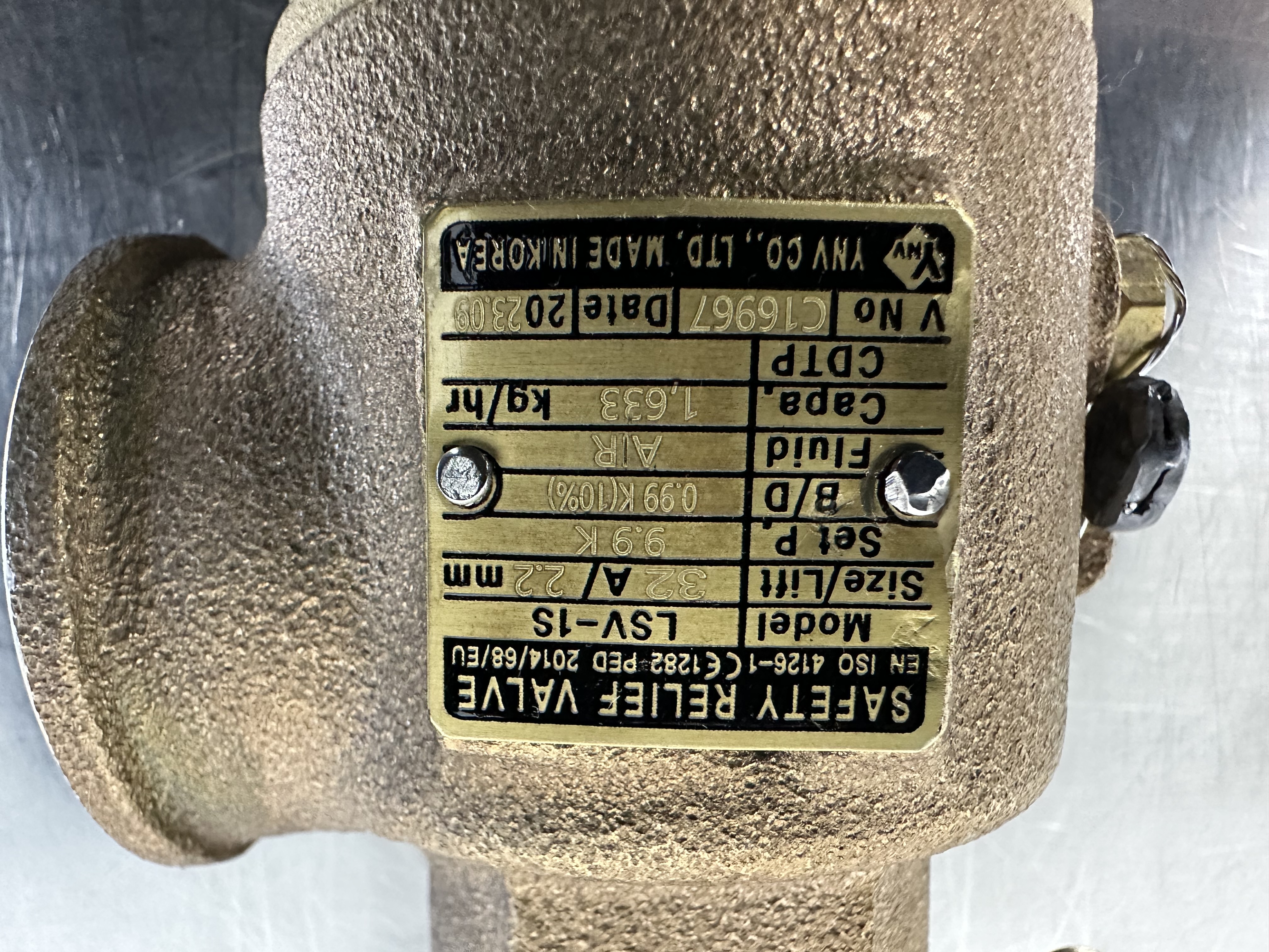 LSV-1S / Safety Relief Valve / YNV