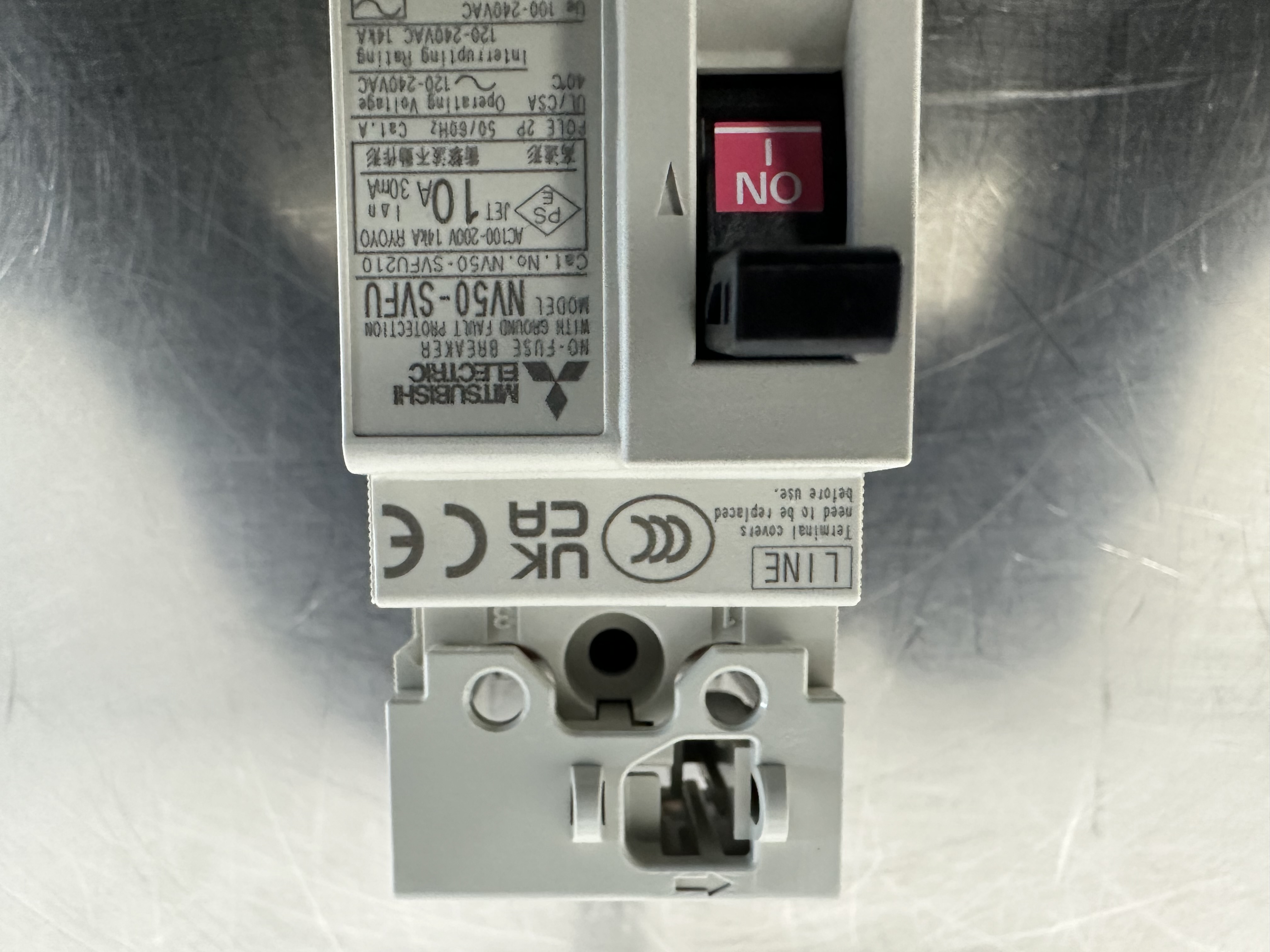 NV50-SVFU-2P-010A-30MA / ELCB / MITSUBISHI ELECTRIC
