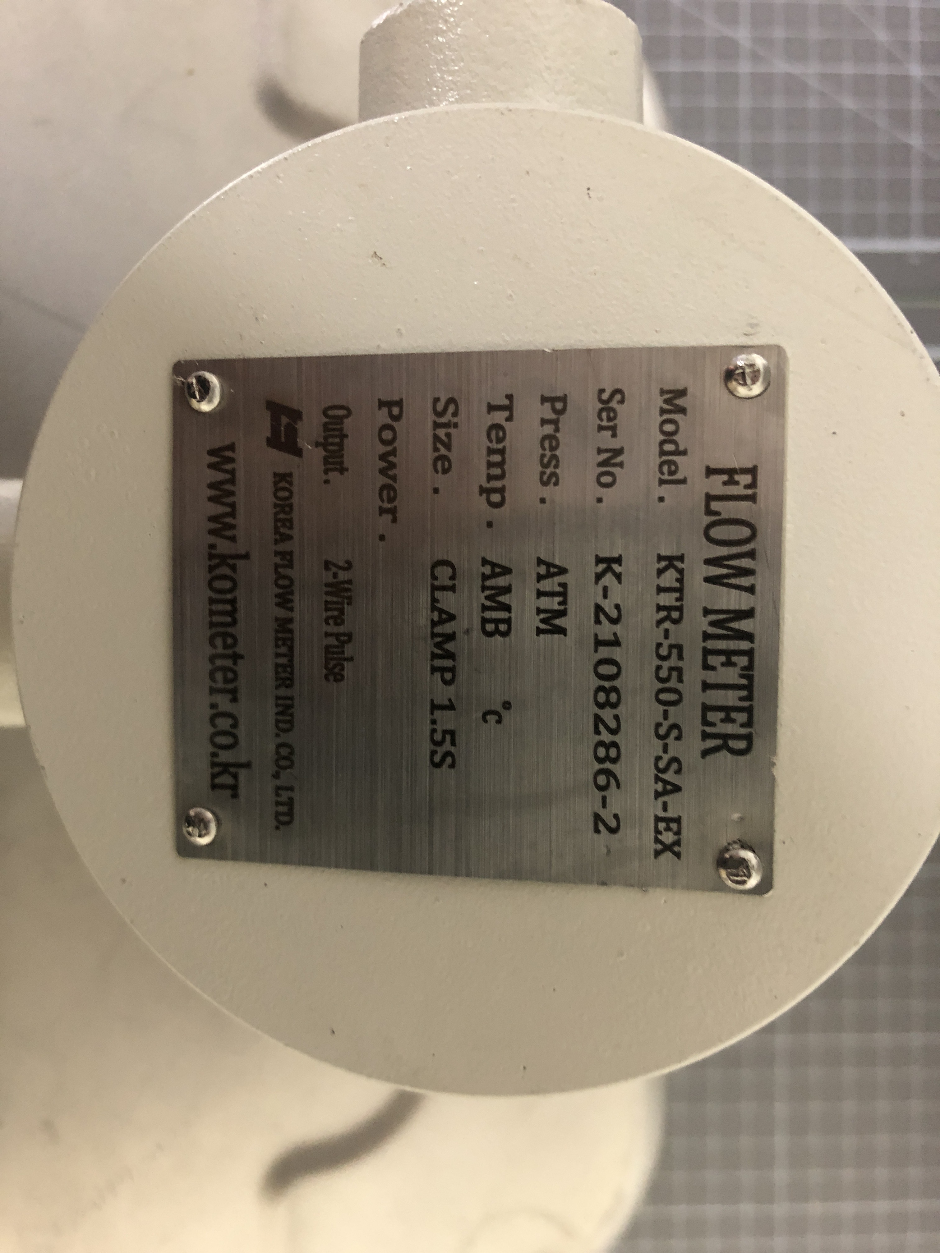 KTR-550-S-SA-EX / Turbine Flow Meter / KOREA FLOWMETER (KOMETER)