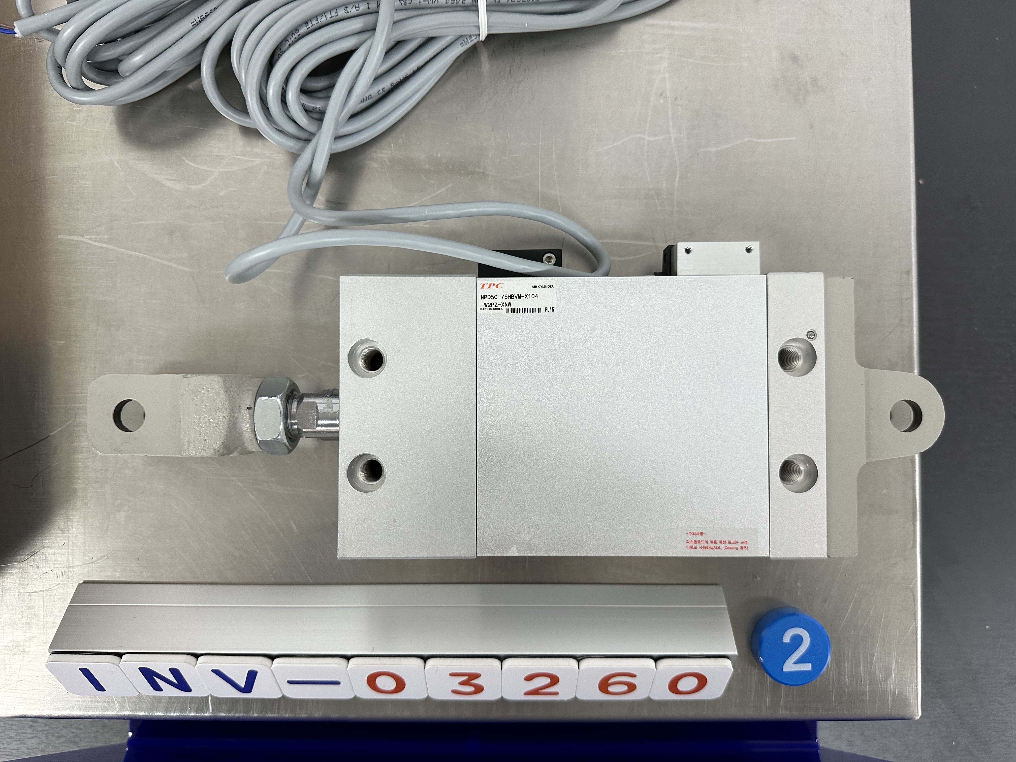 NPD50-75HBVM-X104-W2PZ-XNW / Plate Cylinder / TPC MECHATRONICS