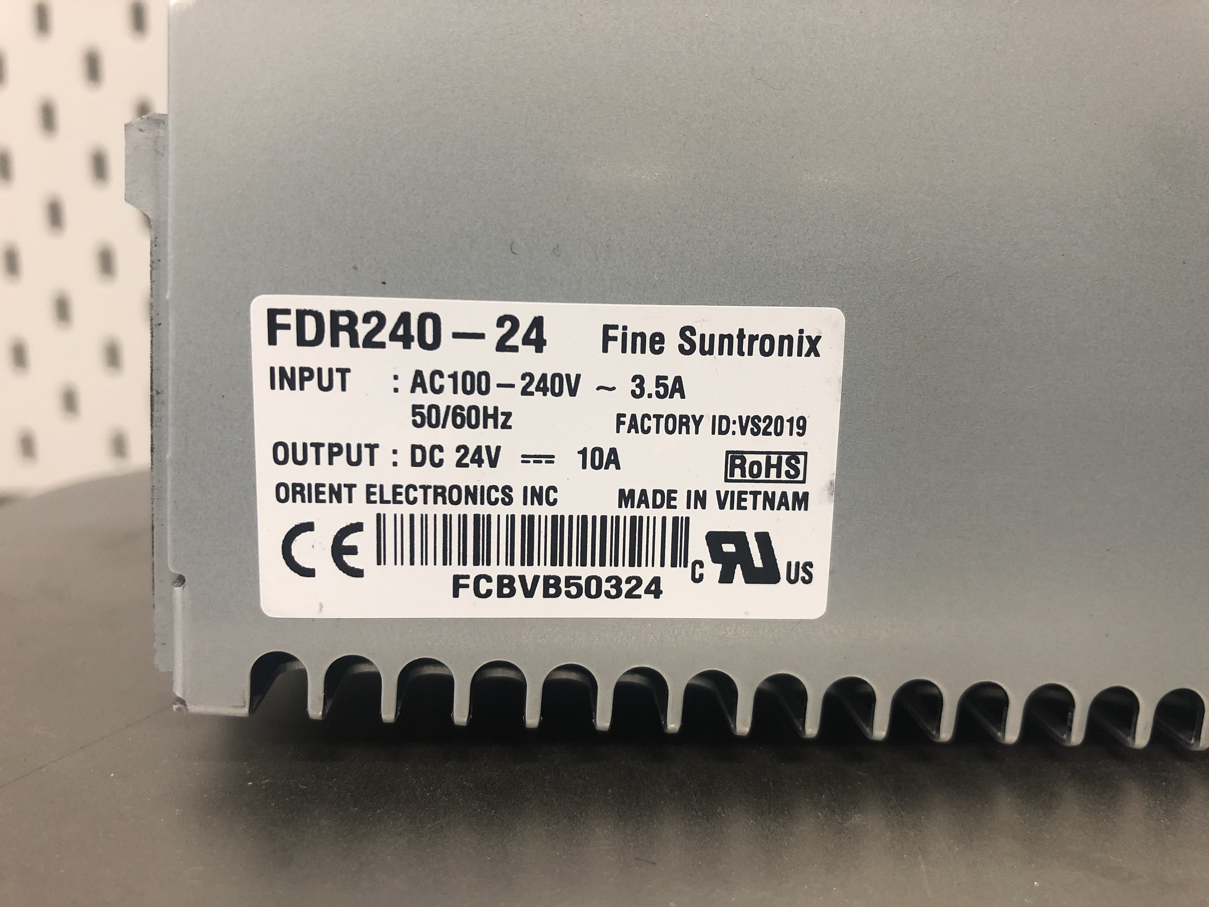 FDR240-24 / Switched-Mode Power Supply / ORIENT ELECTRONICS