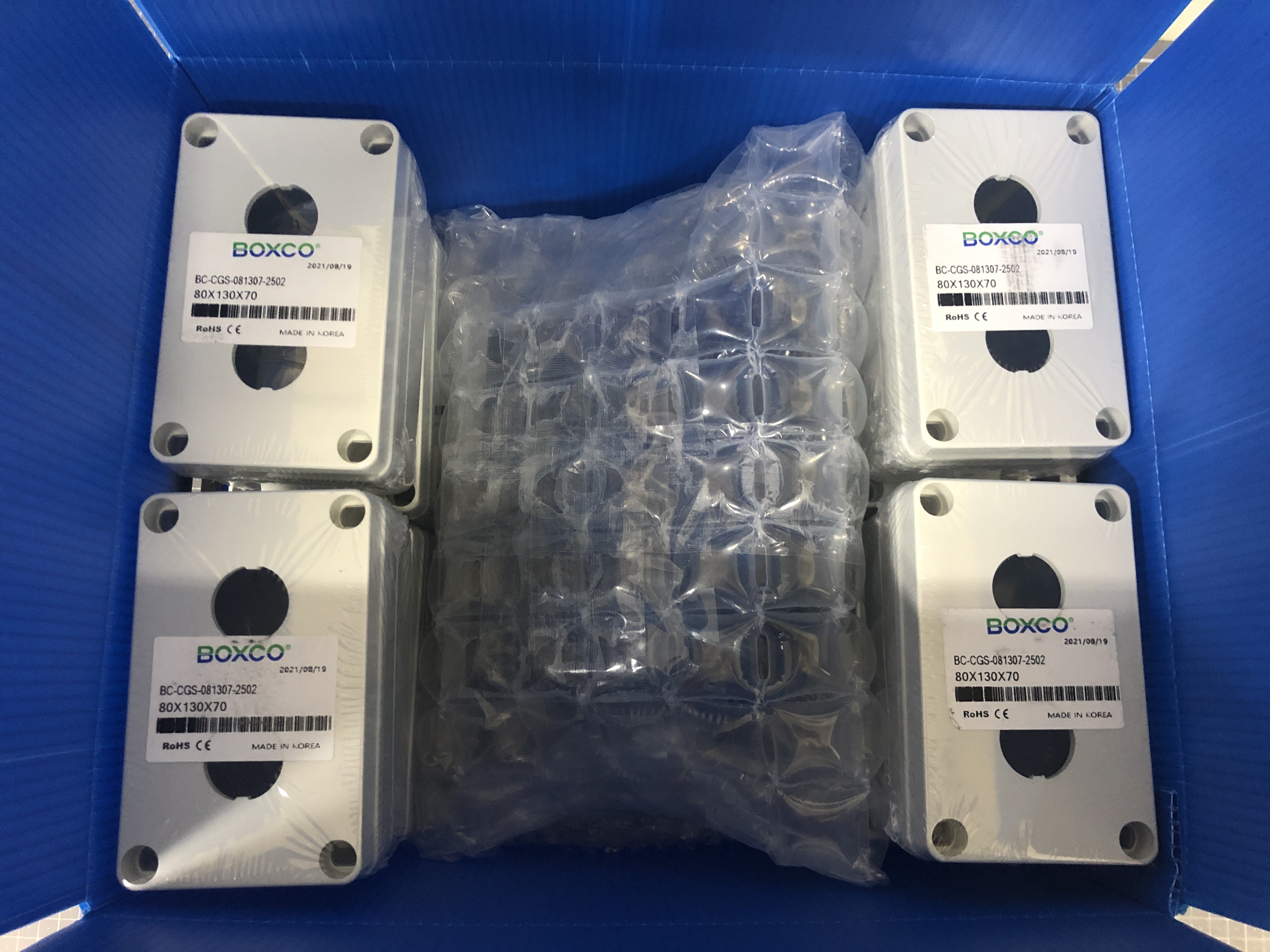 BC-CGS-081307-2502 / Push Button Box / BOXCO