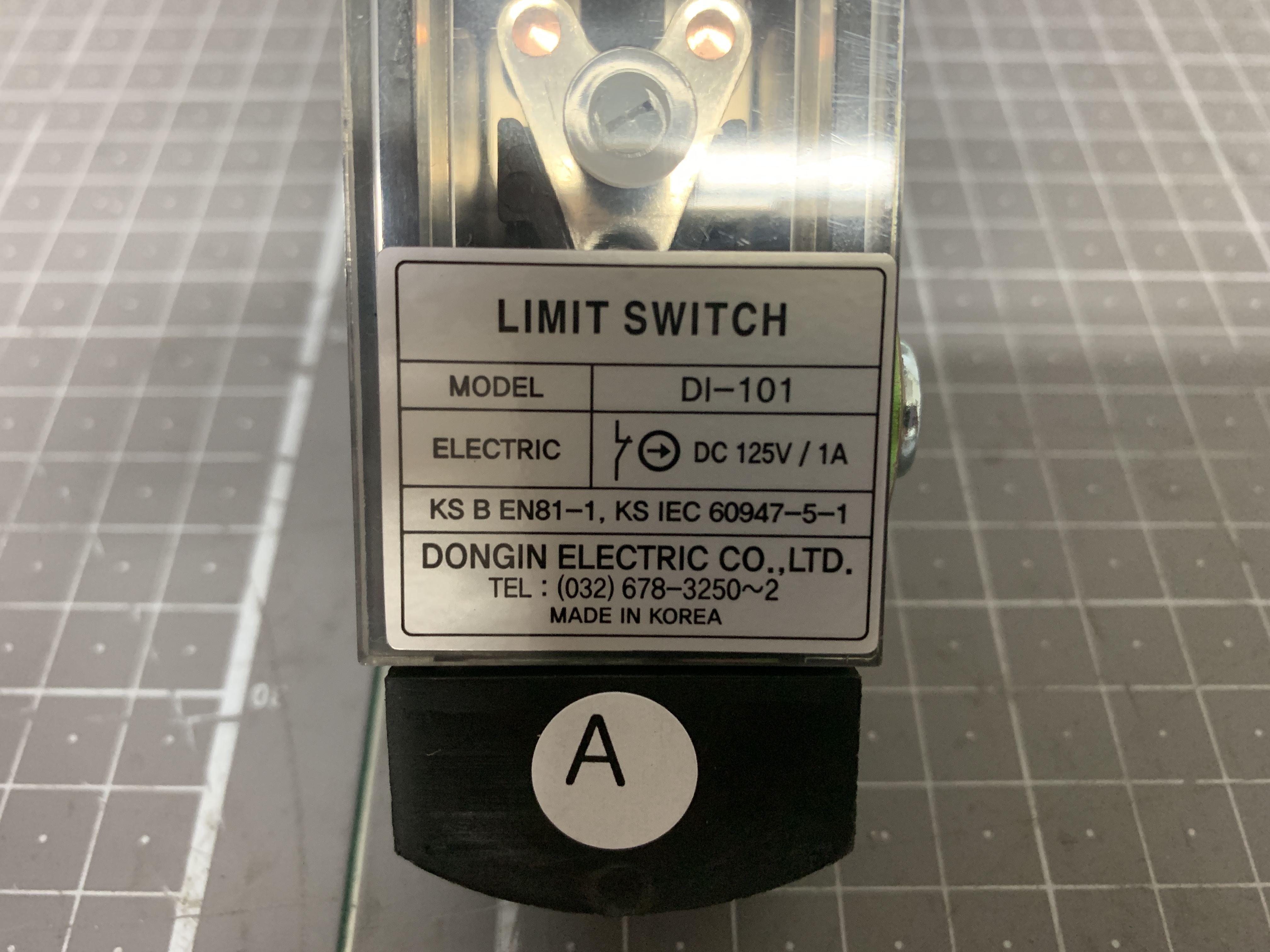 DI-101 TYPE A / Limit Switch / DONG IN ELECTRIC