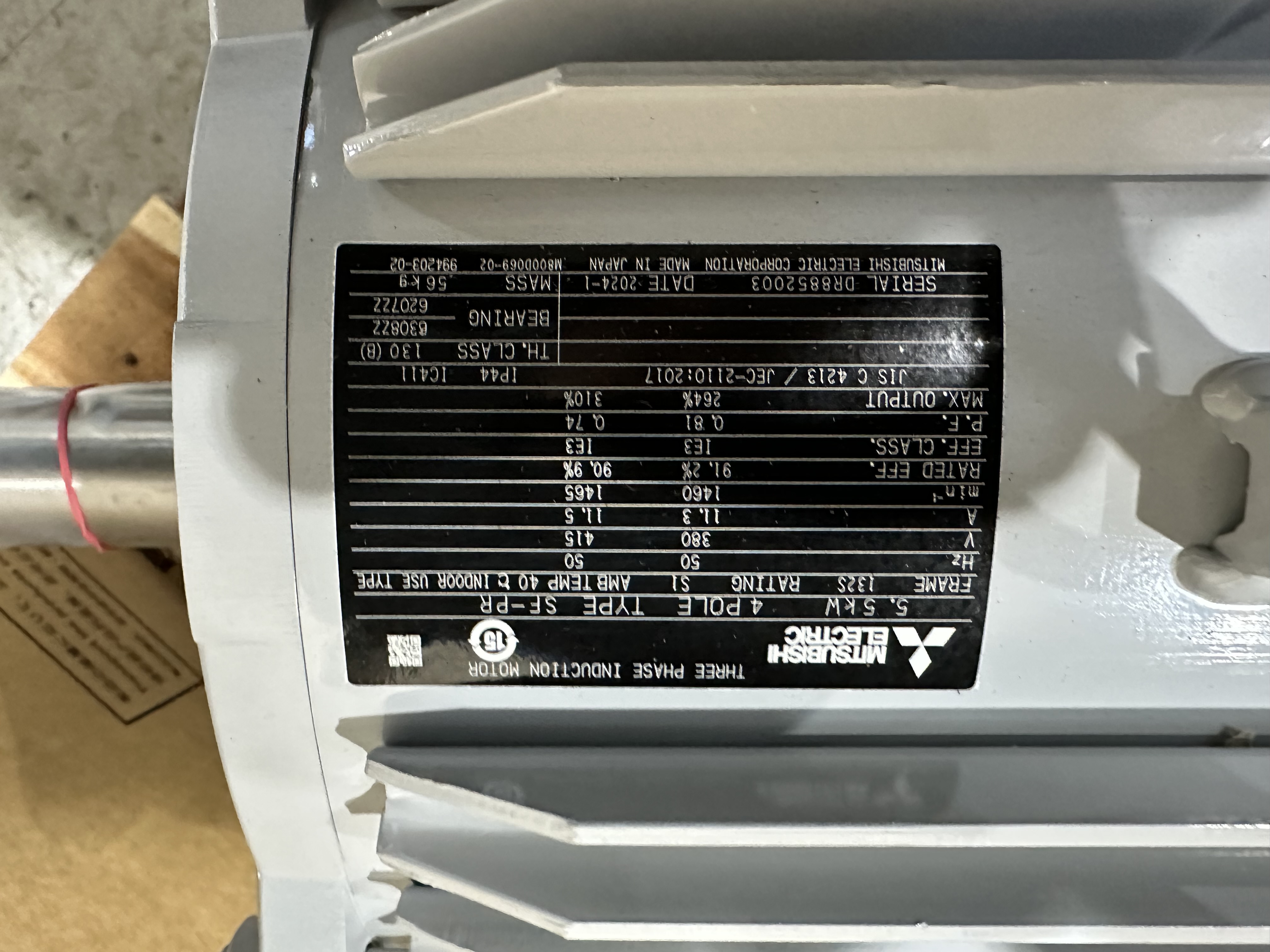 SF-PR 5.5KW 4P 50HZ FRAME 132S / Three Phase Induction Motor