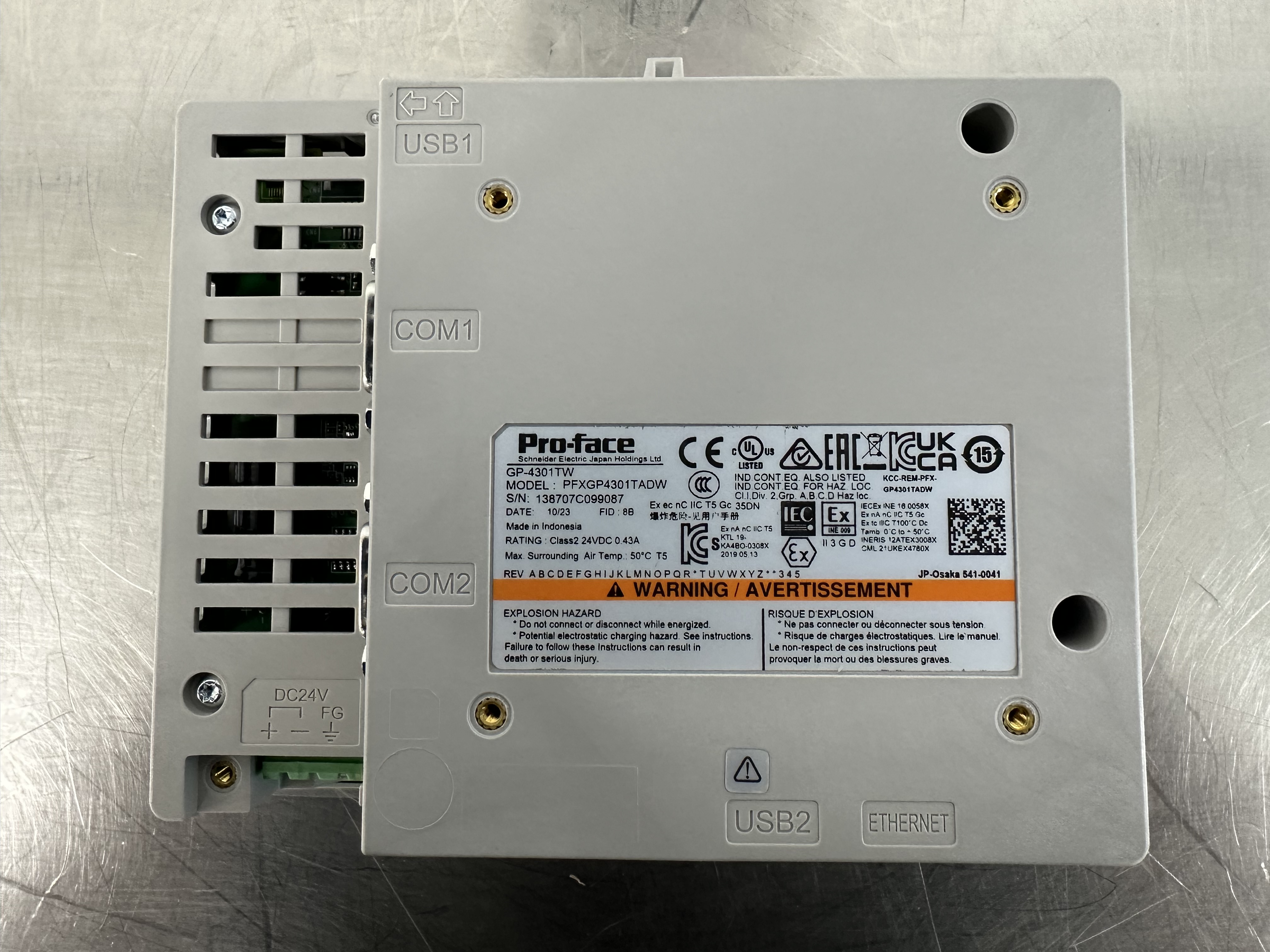 PFXGP4301TADW / Human Machine Interface-HMI / PRO-FACE (PROFACE)