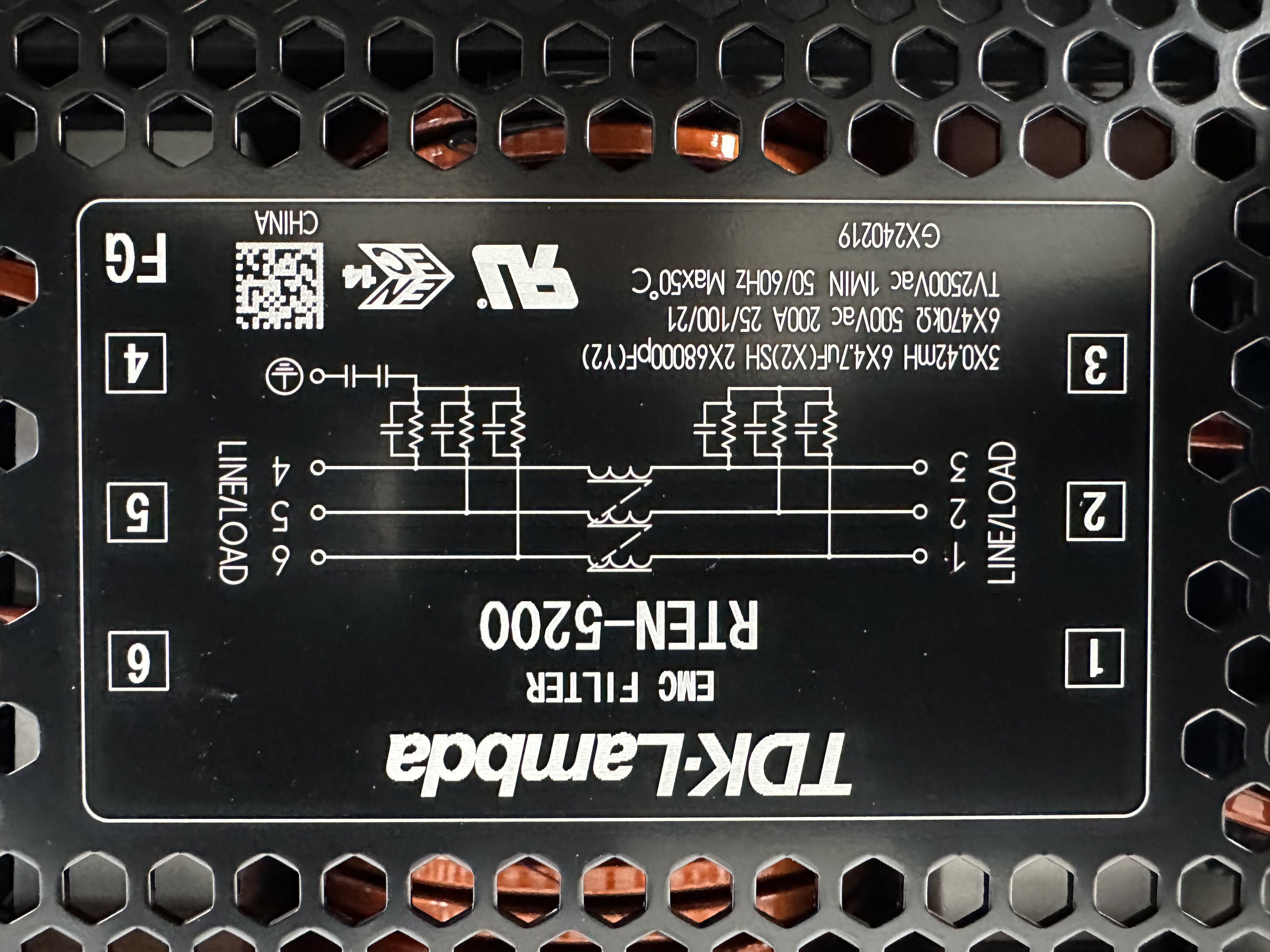 RTEN-5200 / Power Line Filter / TDK-LAMBDA