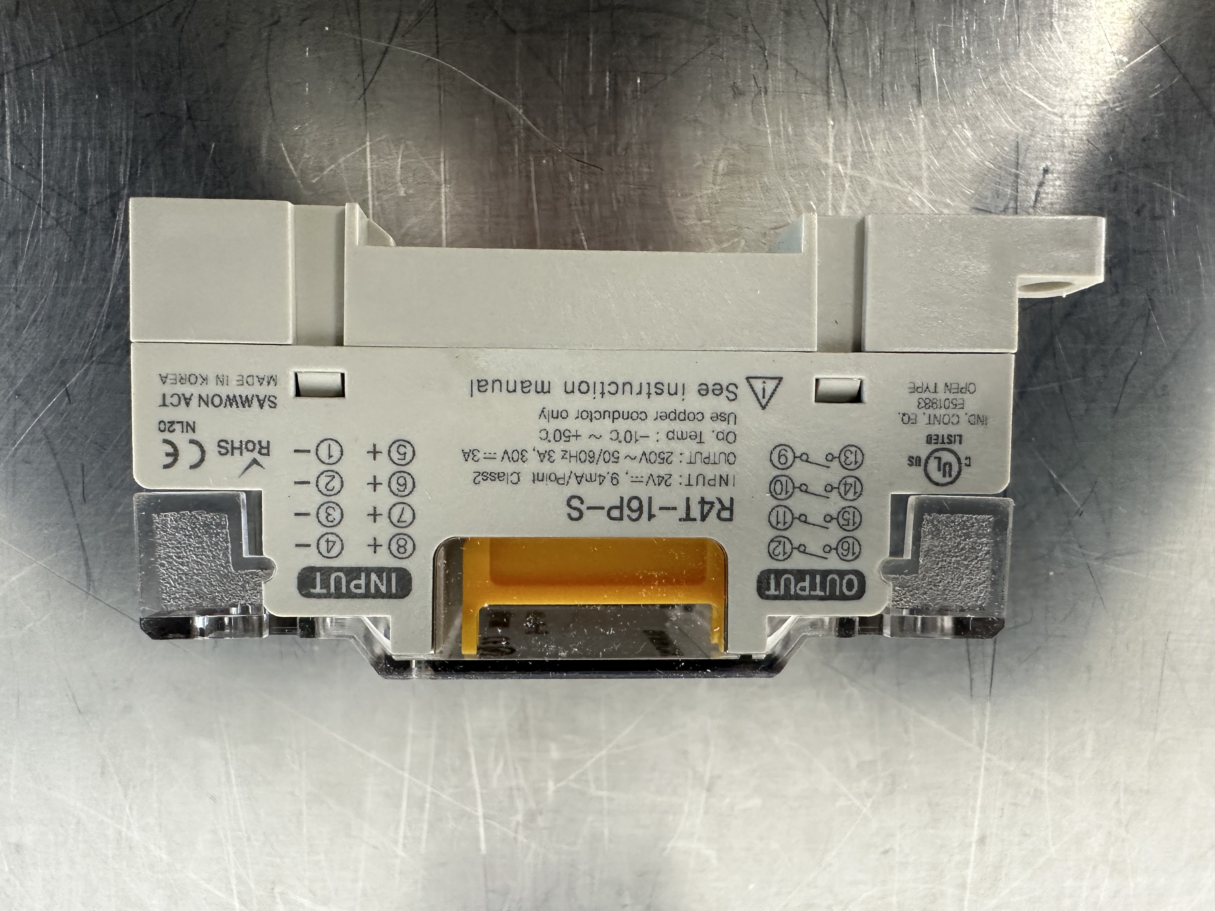 R4T-16P-S / Relay Terminal / SAMWON ACT (IOLINK)