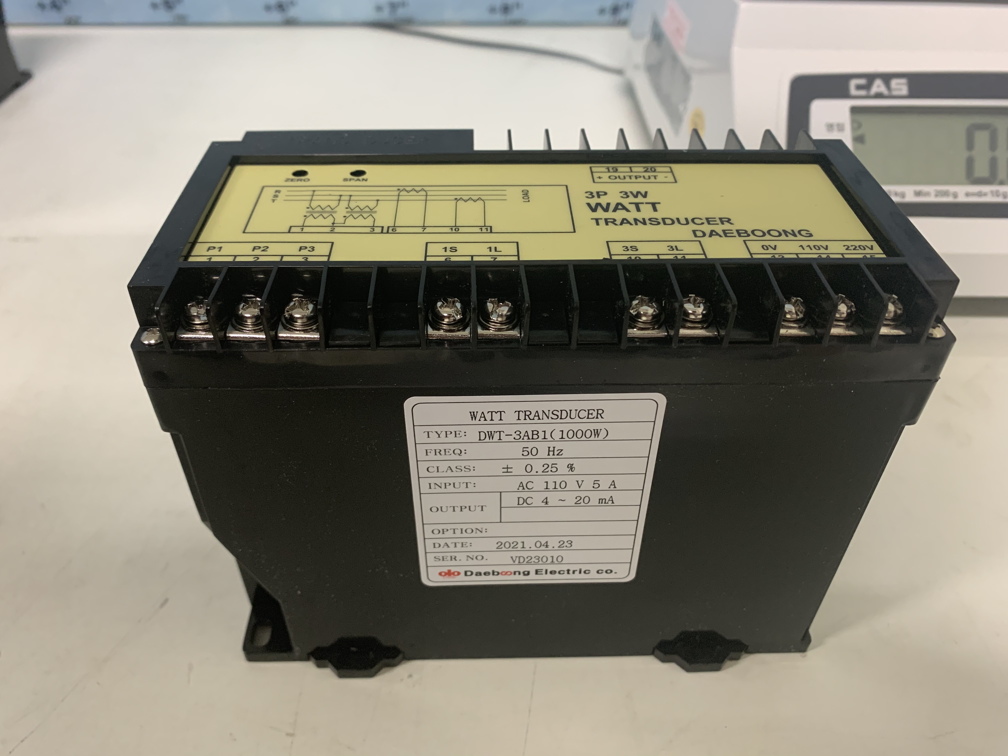 DWT-3AB1 / Watt Transducer / DAE-BOONG ELECTRIC