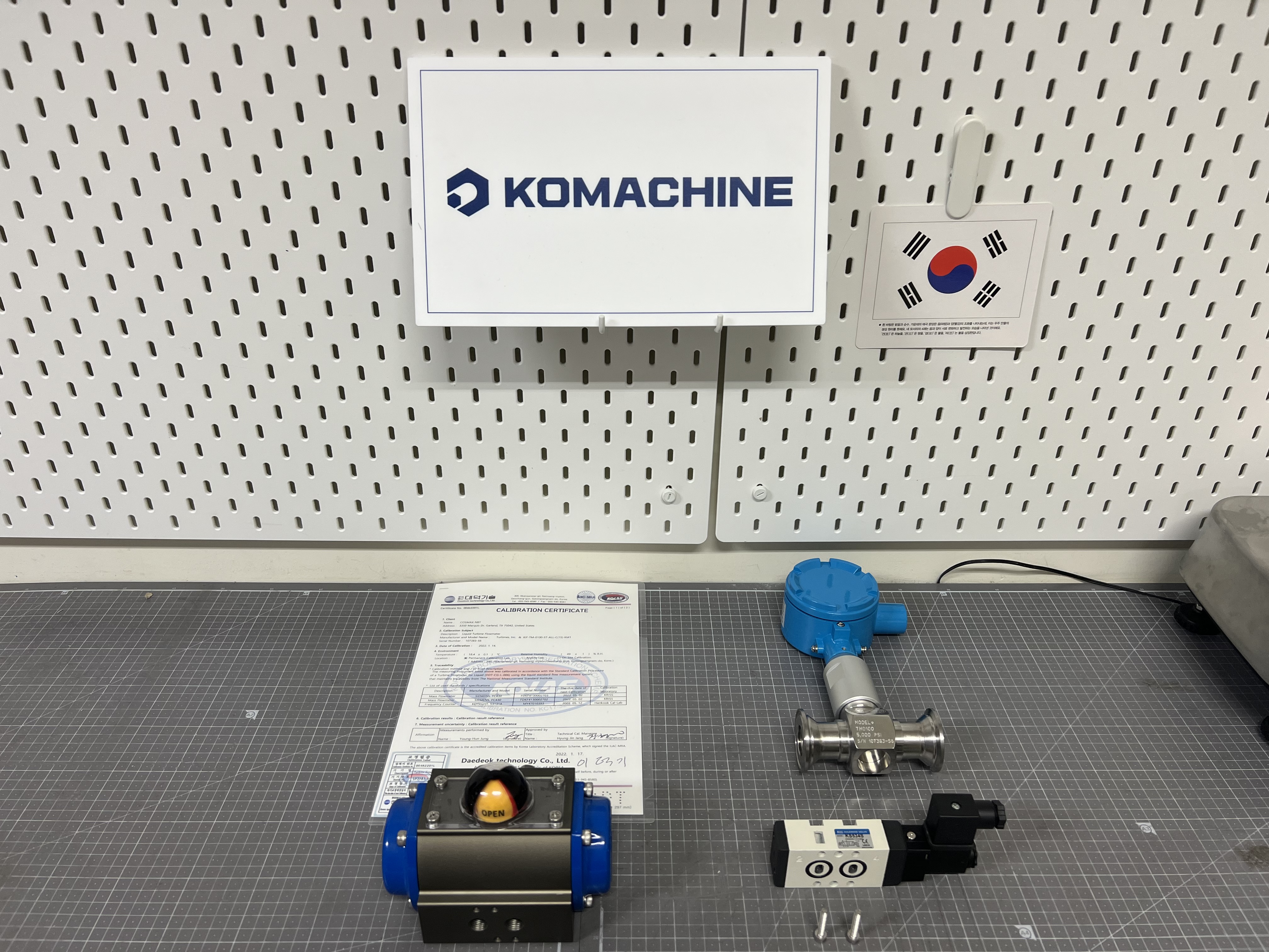 TM-0100-ST-ALL-C(1S)-KM1 / Turbine Flow Meter / DAE DEOK TECH