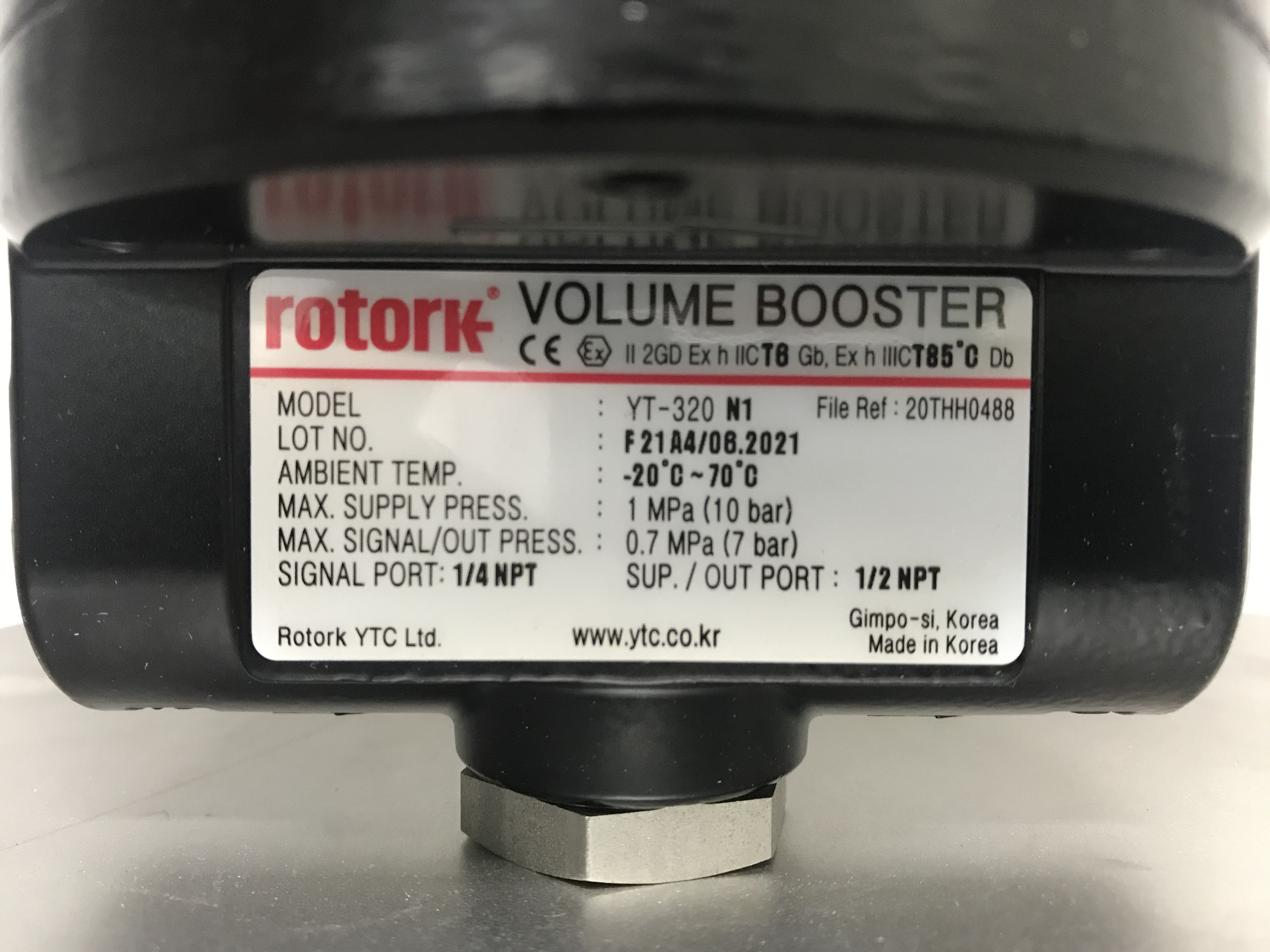 YT-320N1 / Volume Booster / ROTORK YTC