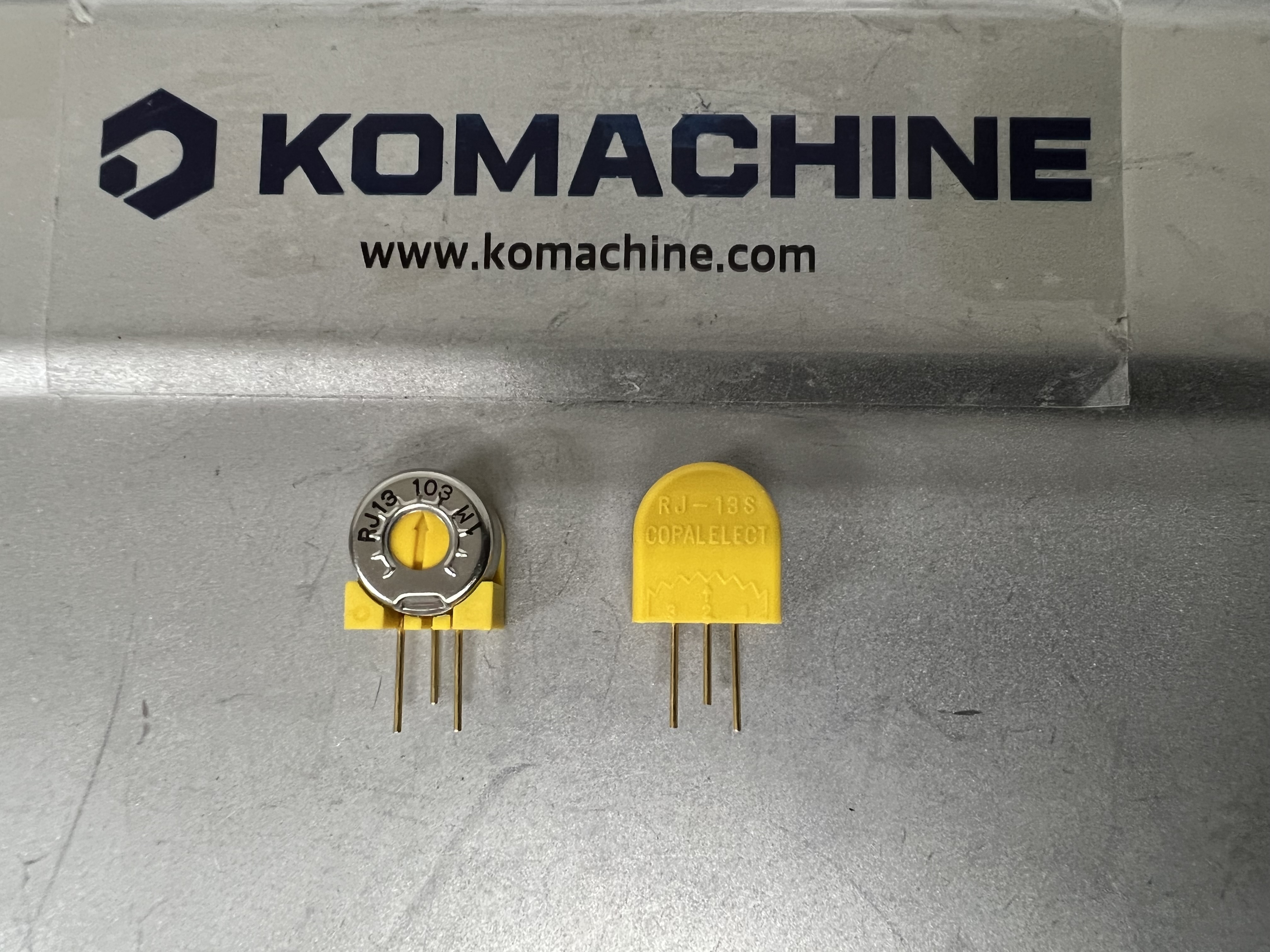 RJ-13S 10K ohm / Single Turn Cermet Trimmers / NIDEC (SHIMPO)