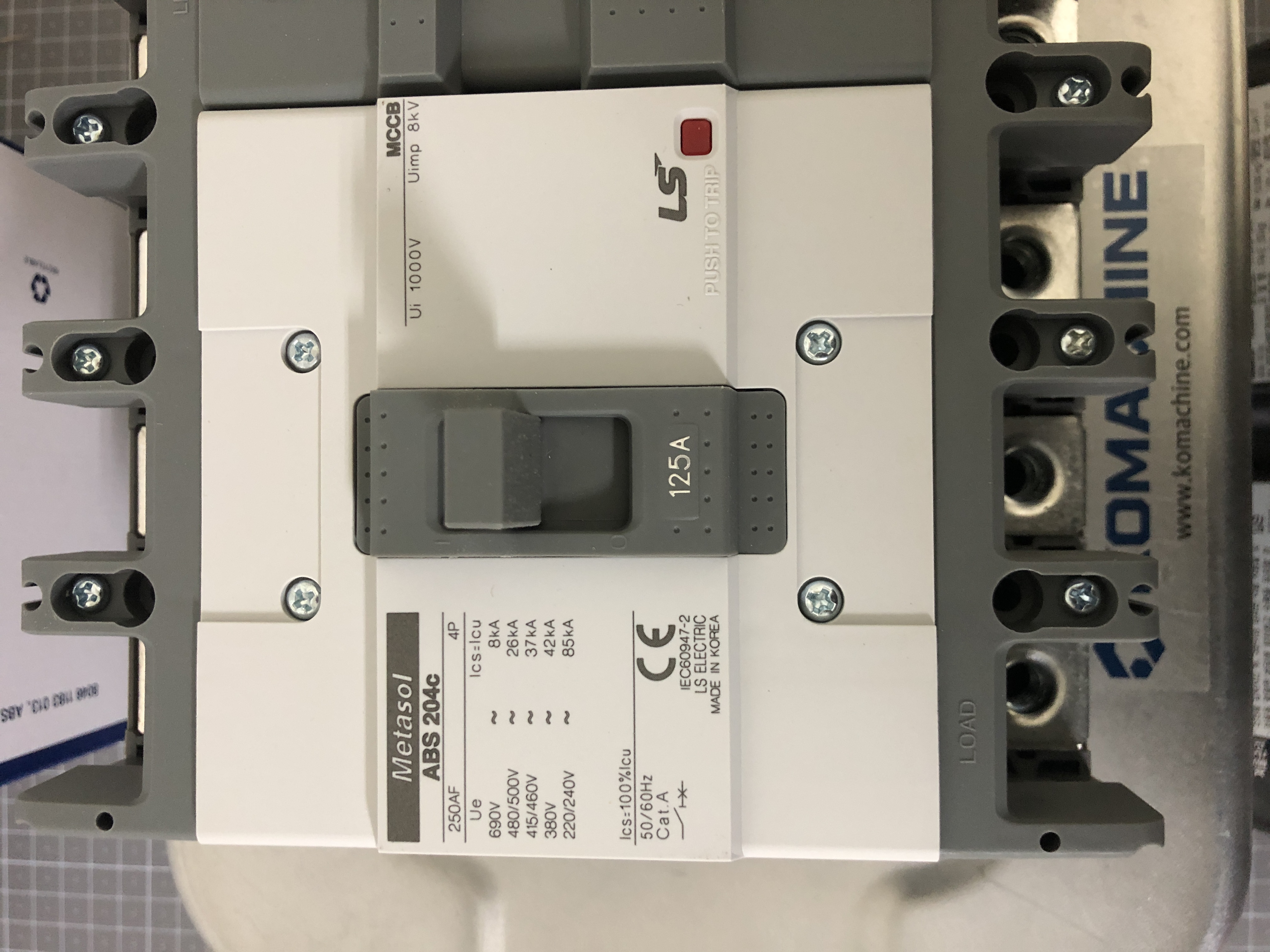 MEC AU-100 / Auxiliary Contact Left Side Mount for Meta / LS ELECTRIC