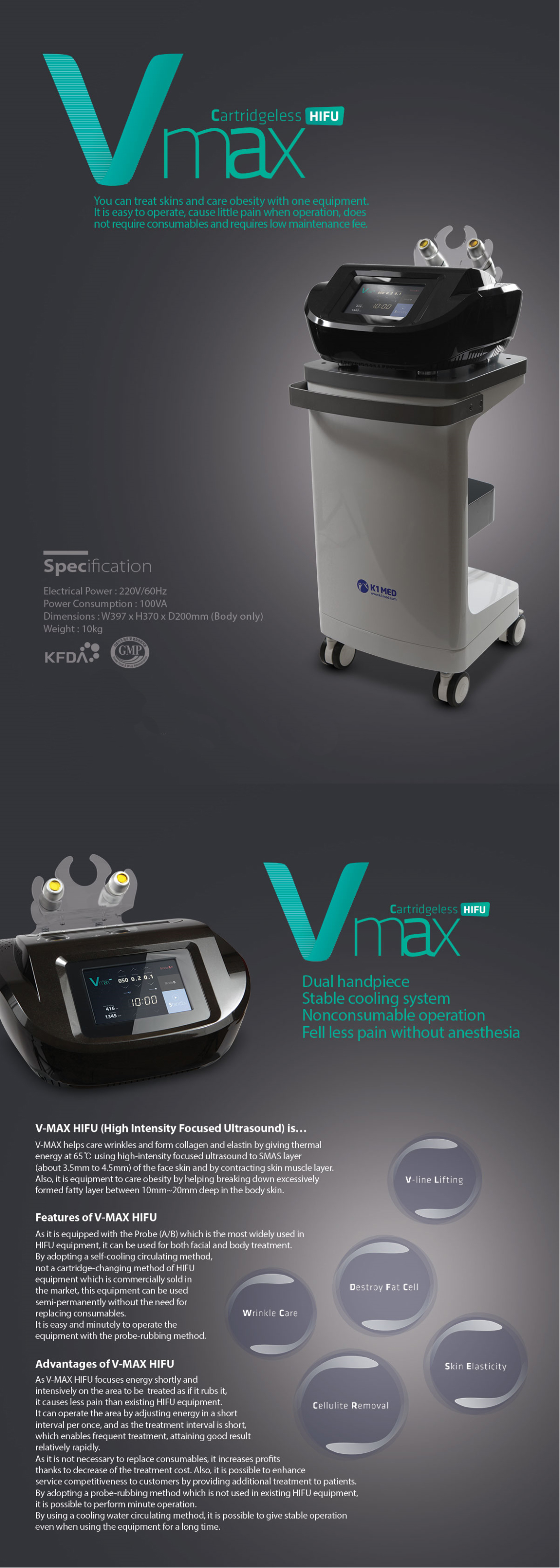 V-MAX (ODM) KM-14002 by K1MED Global - Komachine Supplier Profile