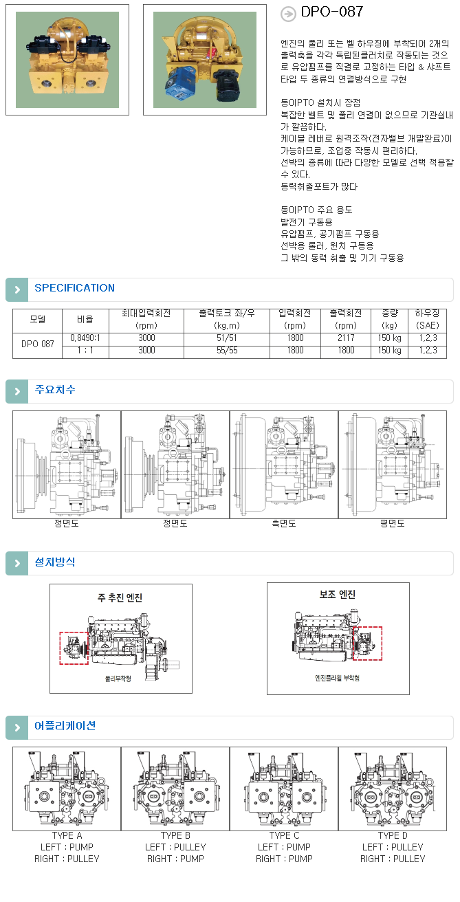 동이공업(주)  DPO-087 1