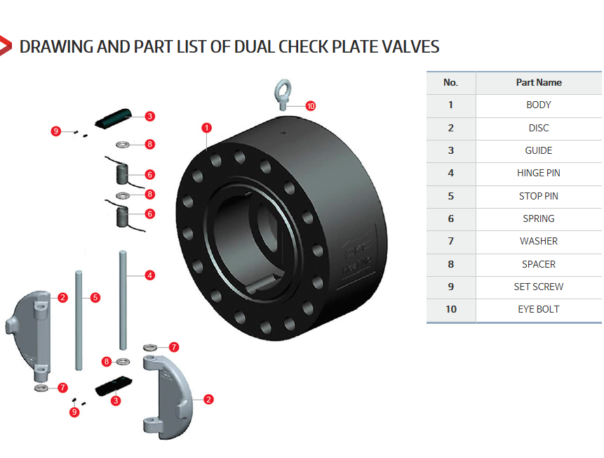 DKC Dual Plate Check Valves 4
