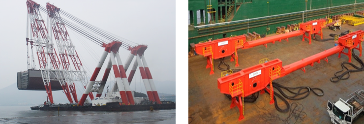 (주)흥진티엔디 Floating Crane Block Loader  5