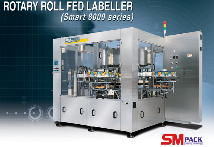 SM PACK Rotary Roll Fed Labeller Smart 8000 