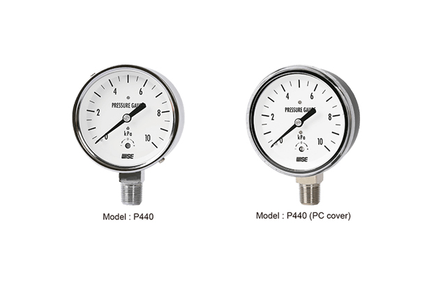 Low Pressure Gauge With Nickel Plated Steel Case
