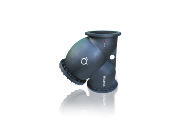 Y형 중기 여과기 (플랜지식) - 주강