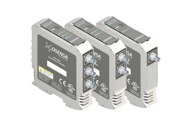 Fiber optic temperature transmitter