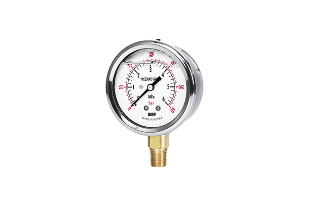 General service liquid filled pressure gauge (버든튜브)