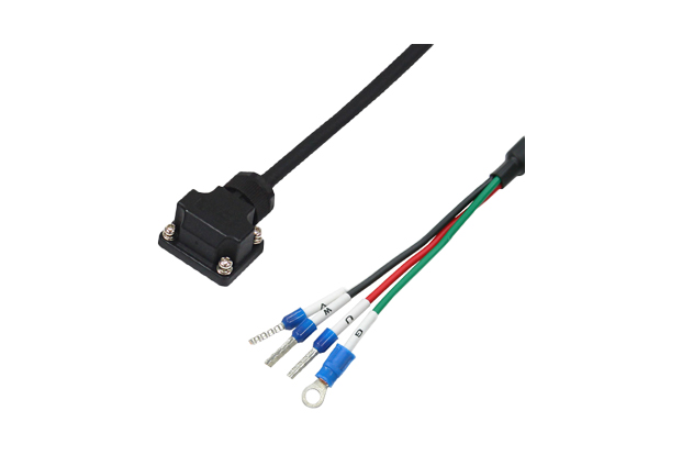 A6 50W, 100W power cable (PANASONIC MINAS A6/A5 Servo Cable)