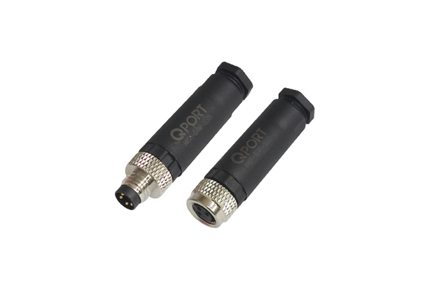 Screw fastening type M8 connector M8A-B Series (M12/M8 Accessories)