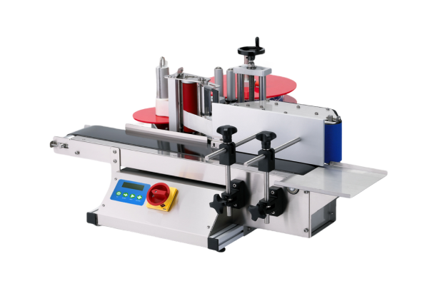 Automatic round bottle labeler