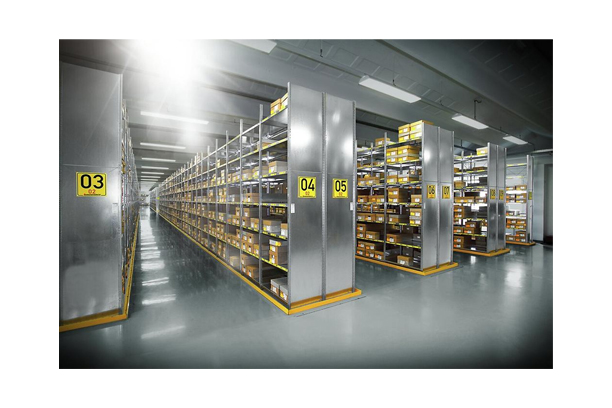 Static small parts storage (Modular racking system)