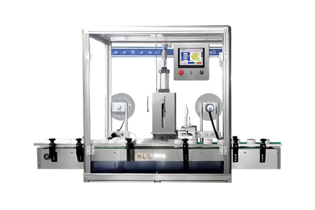 Automatic high-frequency sealing machine for capless/open-cap containers
