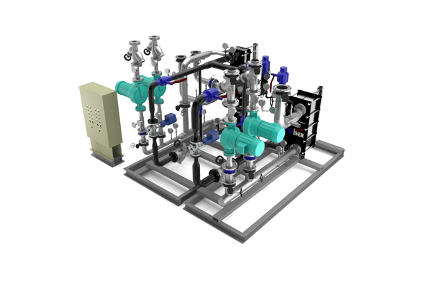 지역난방 콤팩트 설비 유니트