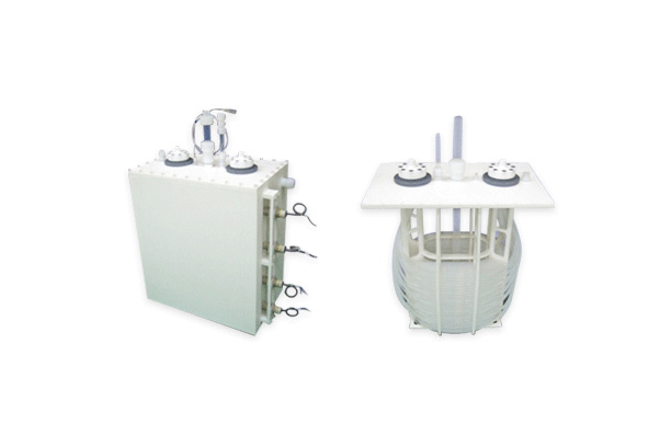 HOT SULFURIC ACID (150 °C) DISPOSAL COLLER