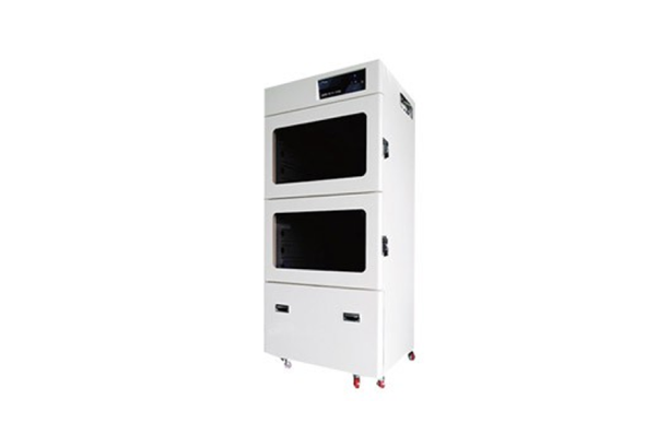 Enclosed ventilated reagent cabinet with built-in wastewater container storage drawer