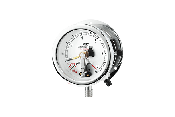 Electrical Contact Type Pressure Gauge With Nickel Plated Zinc Case